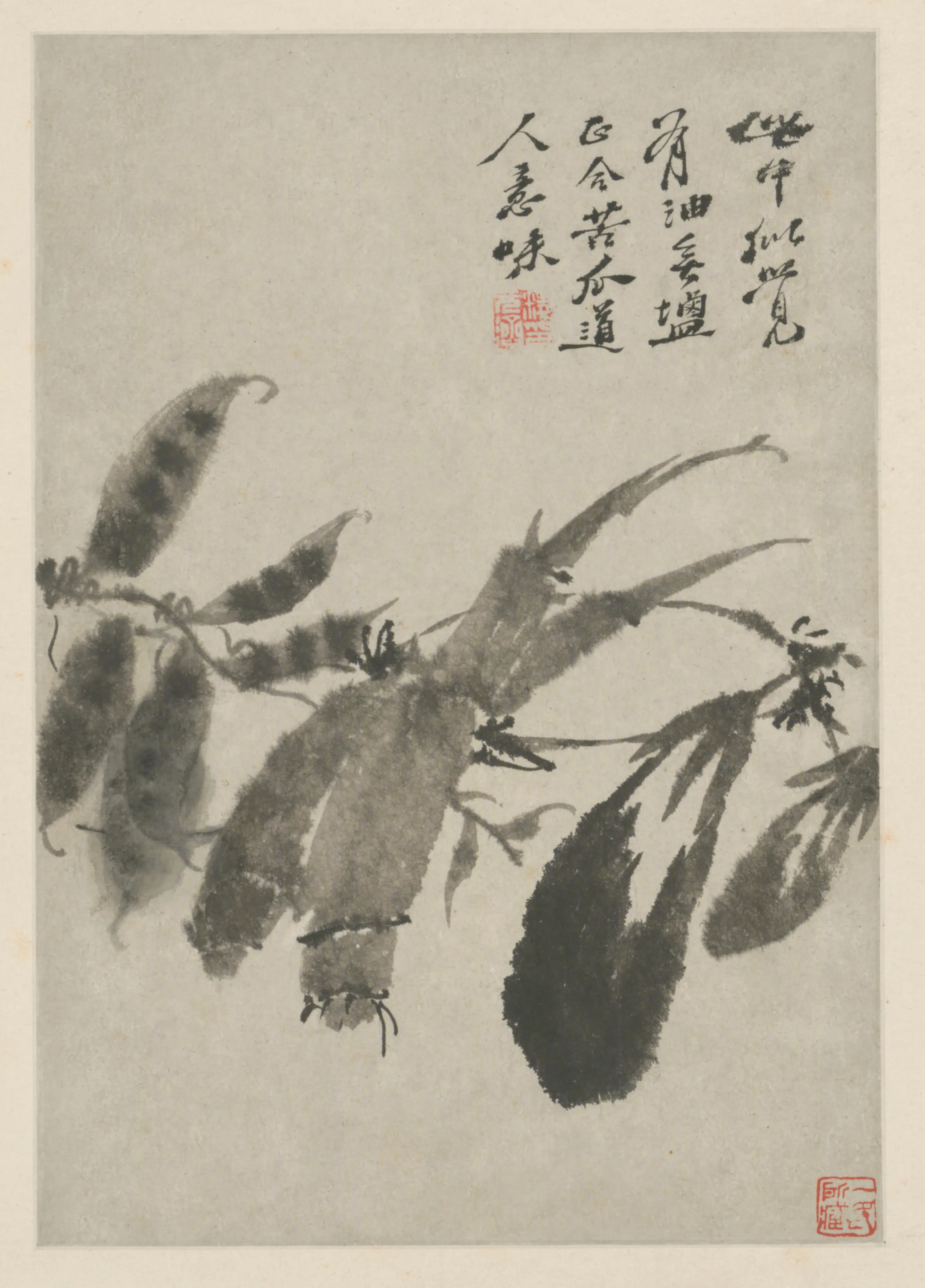 清代【原济】《花卉图册》 第2张 清代【原济】《花卉图册》 第2张
