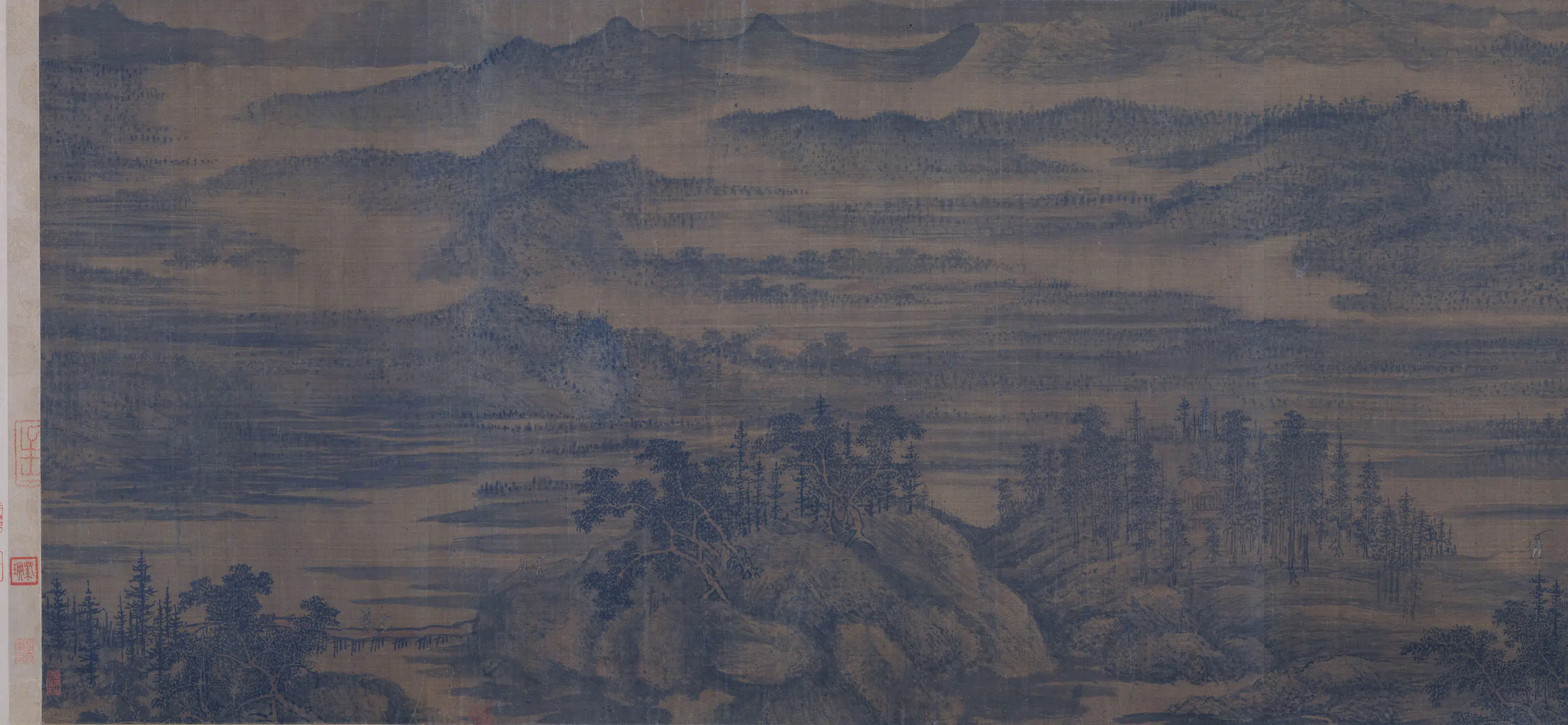 五代 【董源】《夏山图卷》