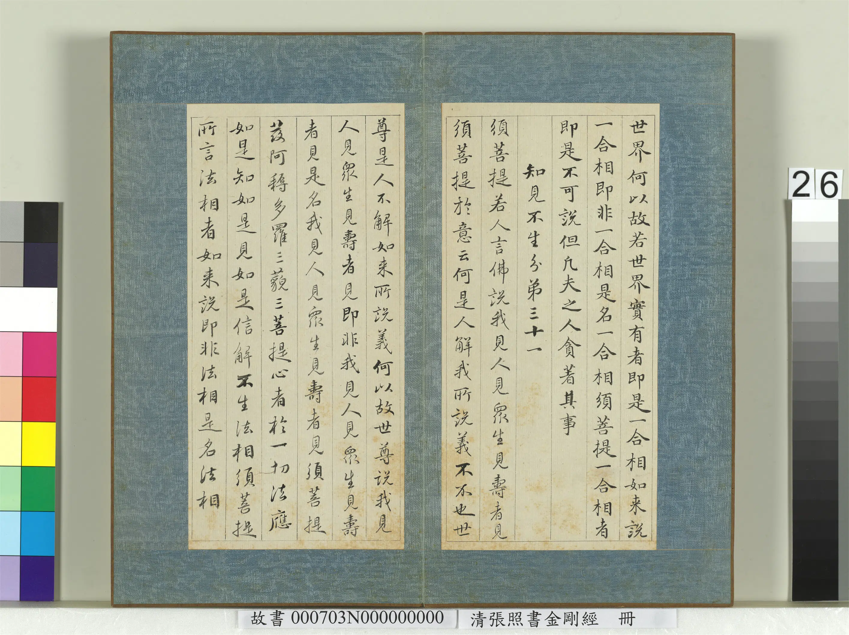 清代【张照】《书金刚经册》 第19张