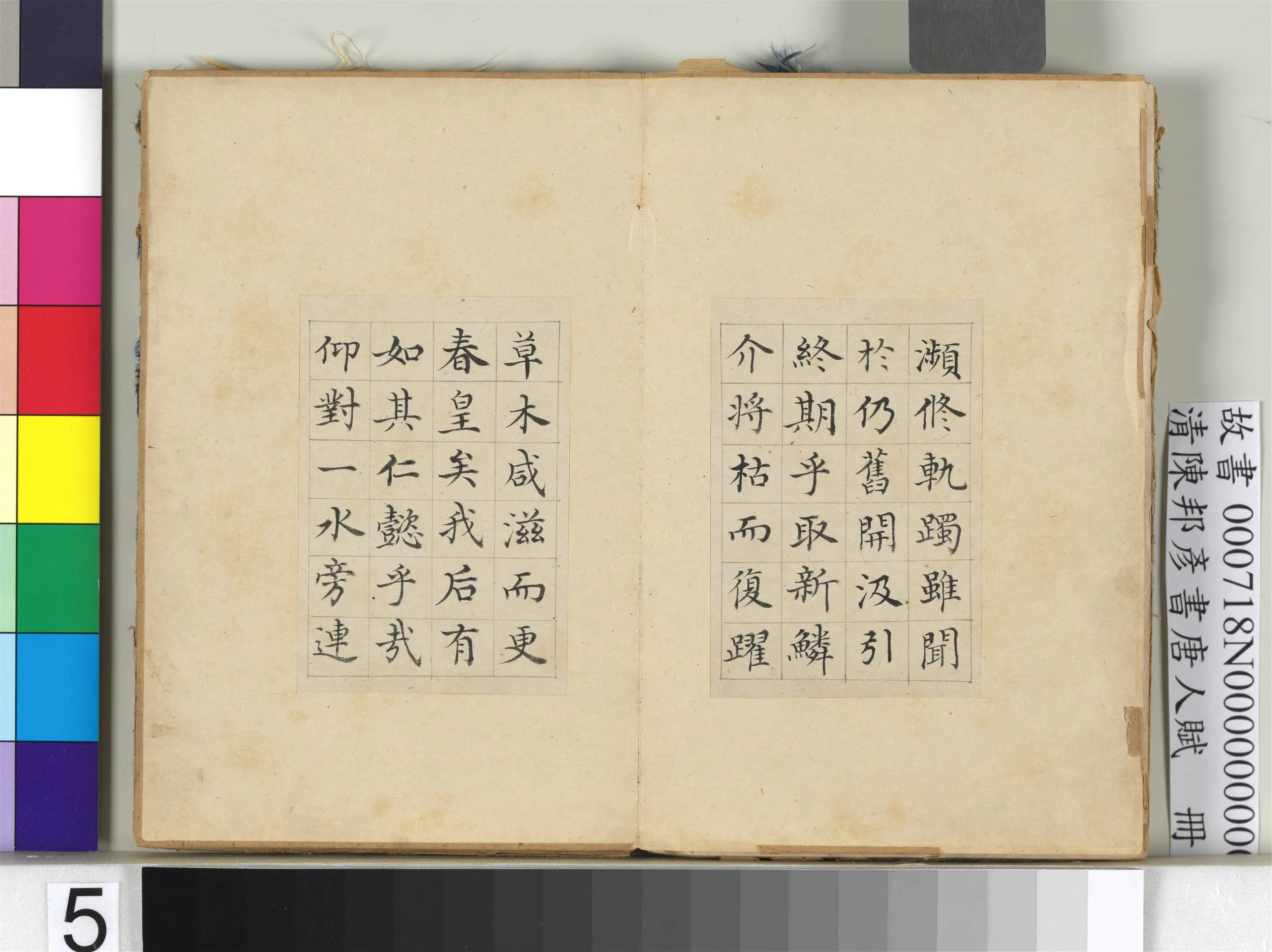 清代【陈邦彦】《书唐人赋册-8开》 第5张