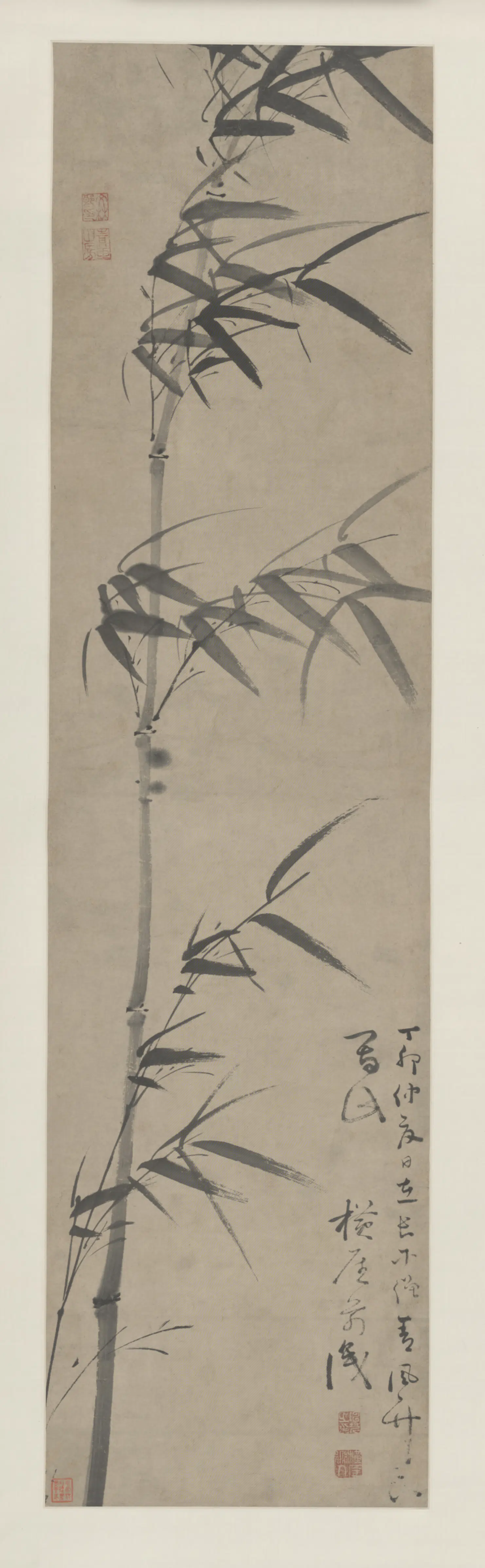 明朝【陈芹】《画竹图轴》