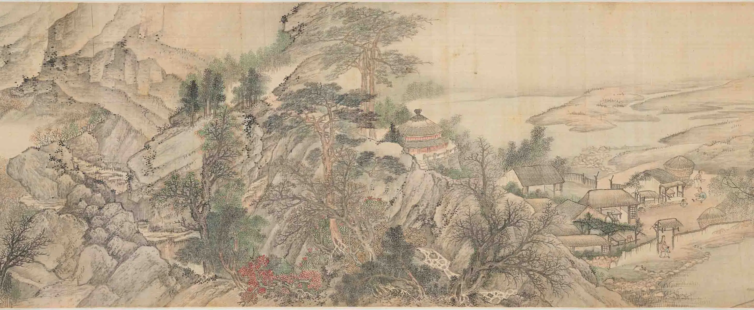 清代【王槩（王概）】《秋帆旷揽图卷》 第6张