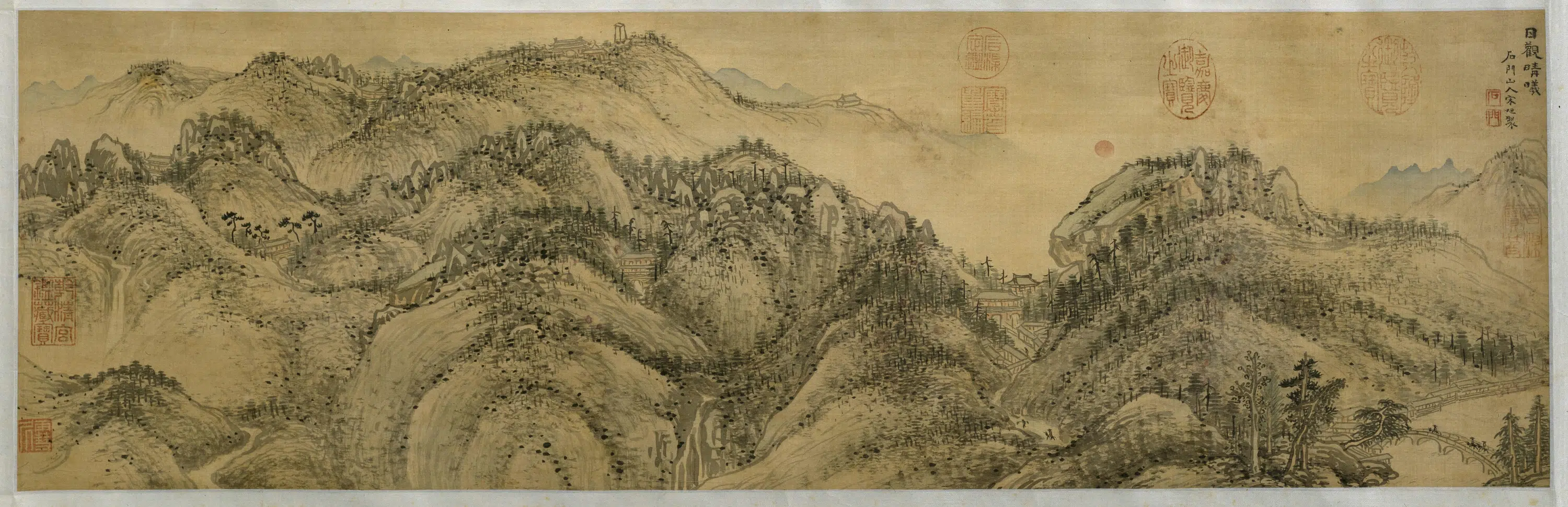 明朝【宋旭】《五岳图卷》