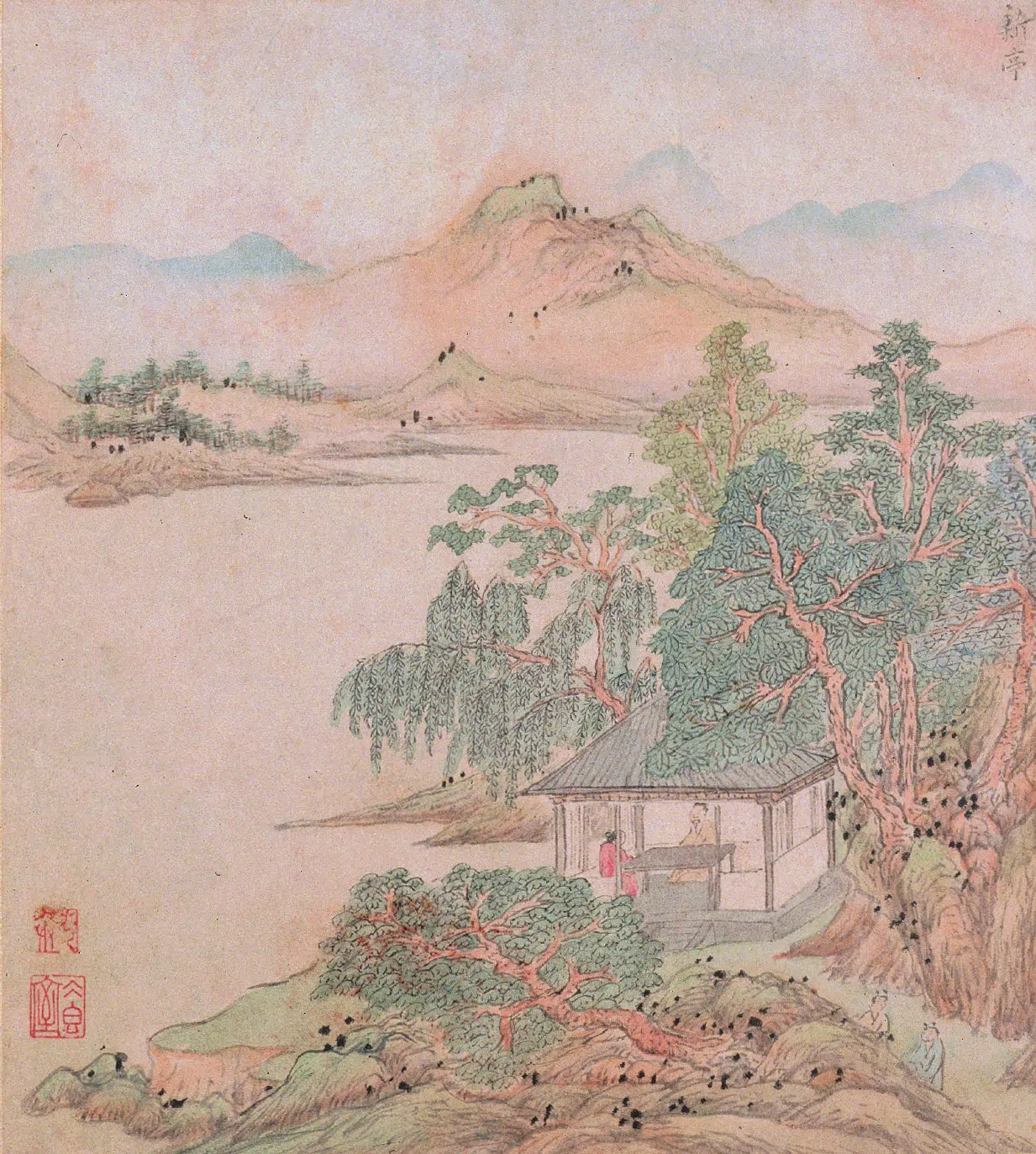 明朝【文伯仁】《金陵山水册》 第13张 明朝【文伯仁】《金陵山水册》 第13张