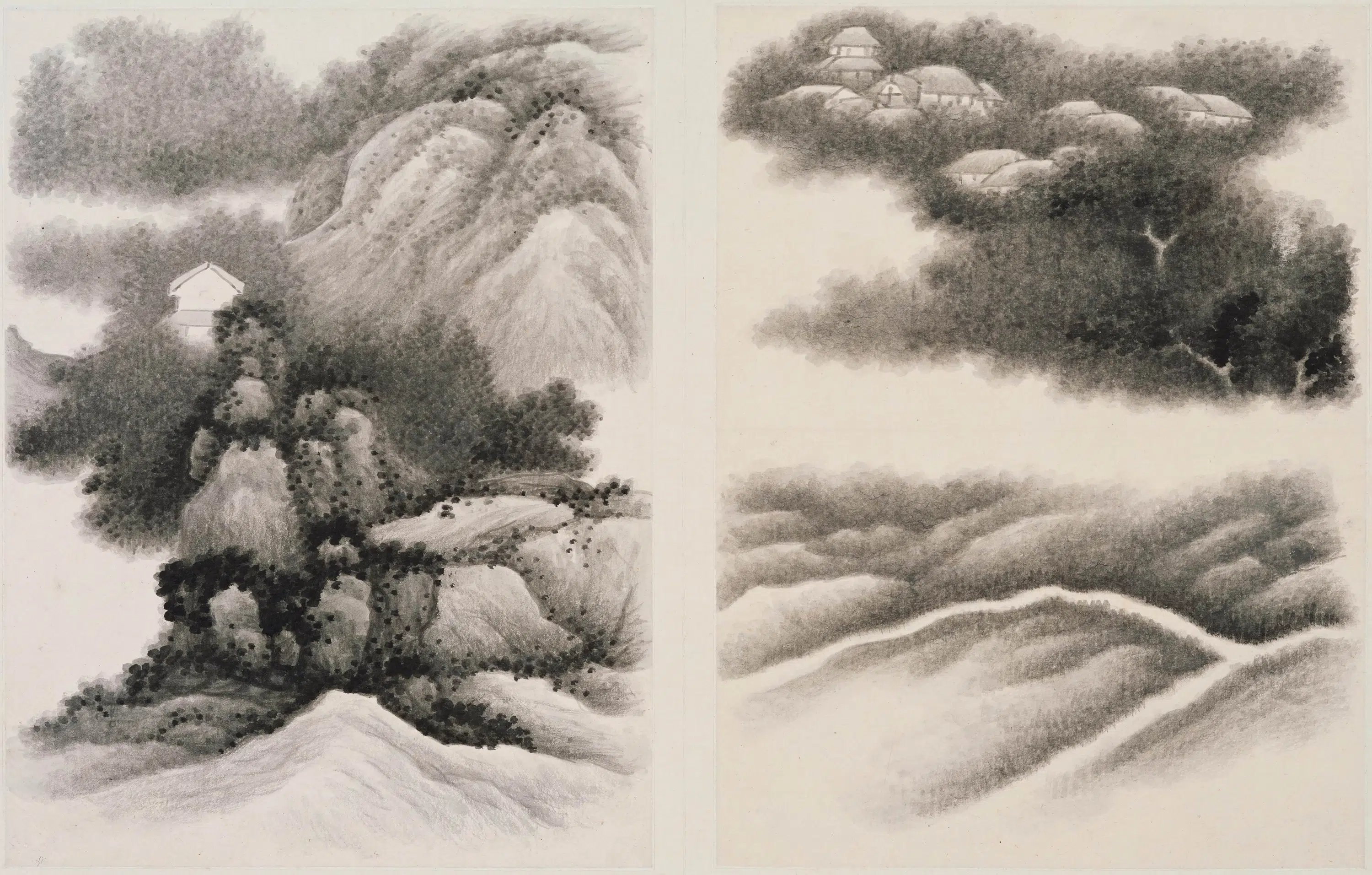 清代【龚贤】《山水图册》 第12张