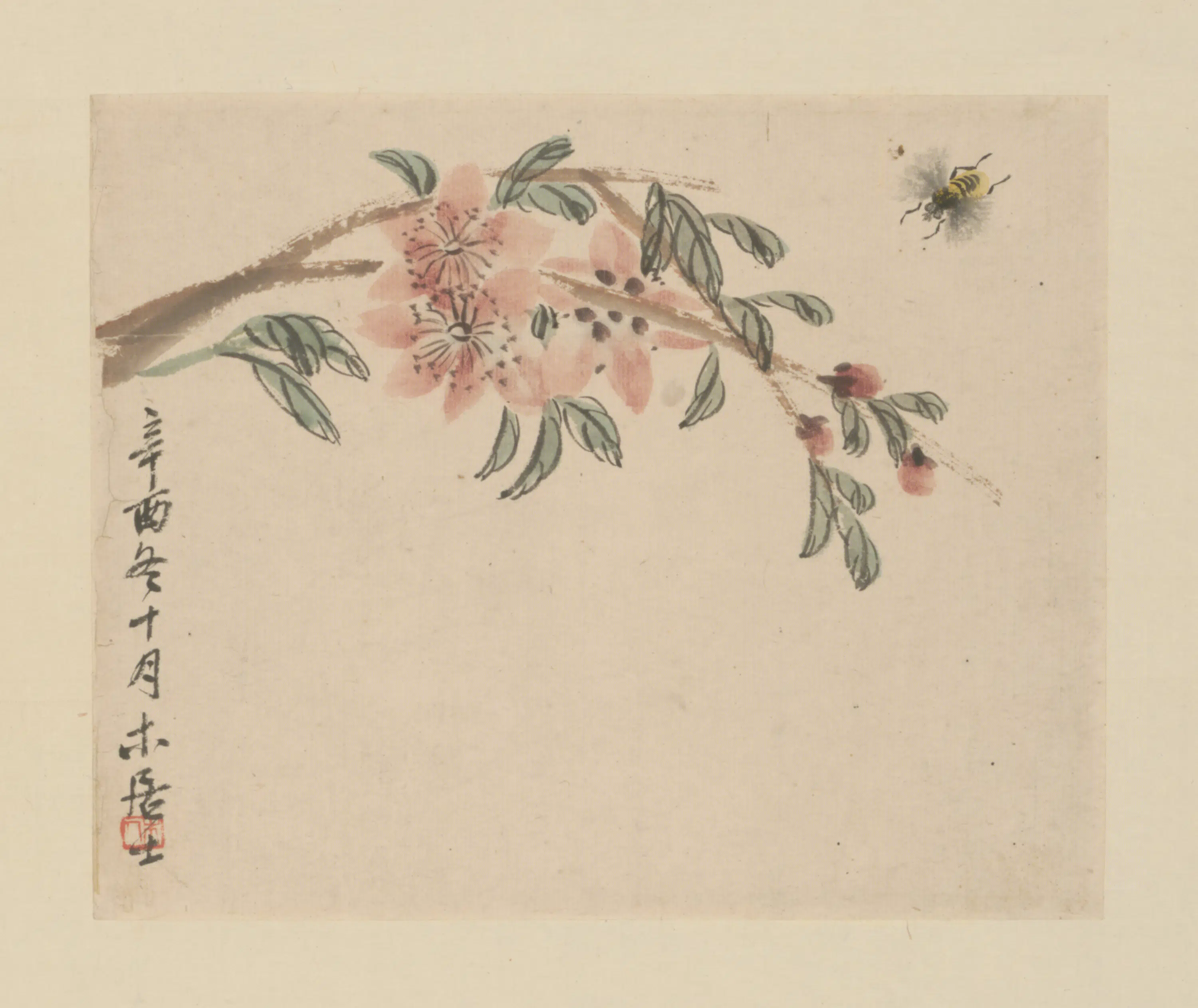 近现代【齐白石】《花卉草虫屏-2》