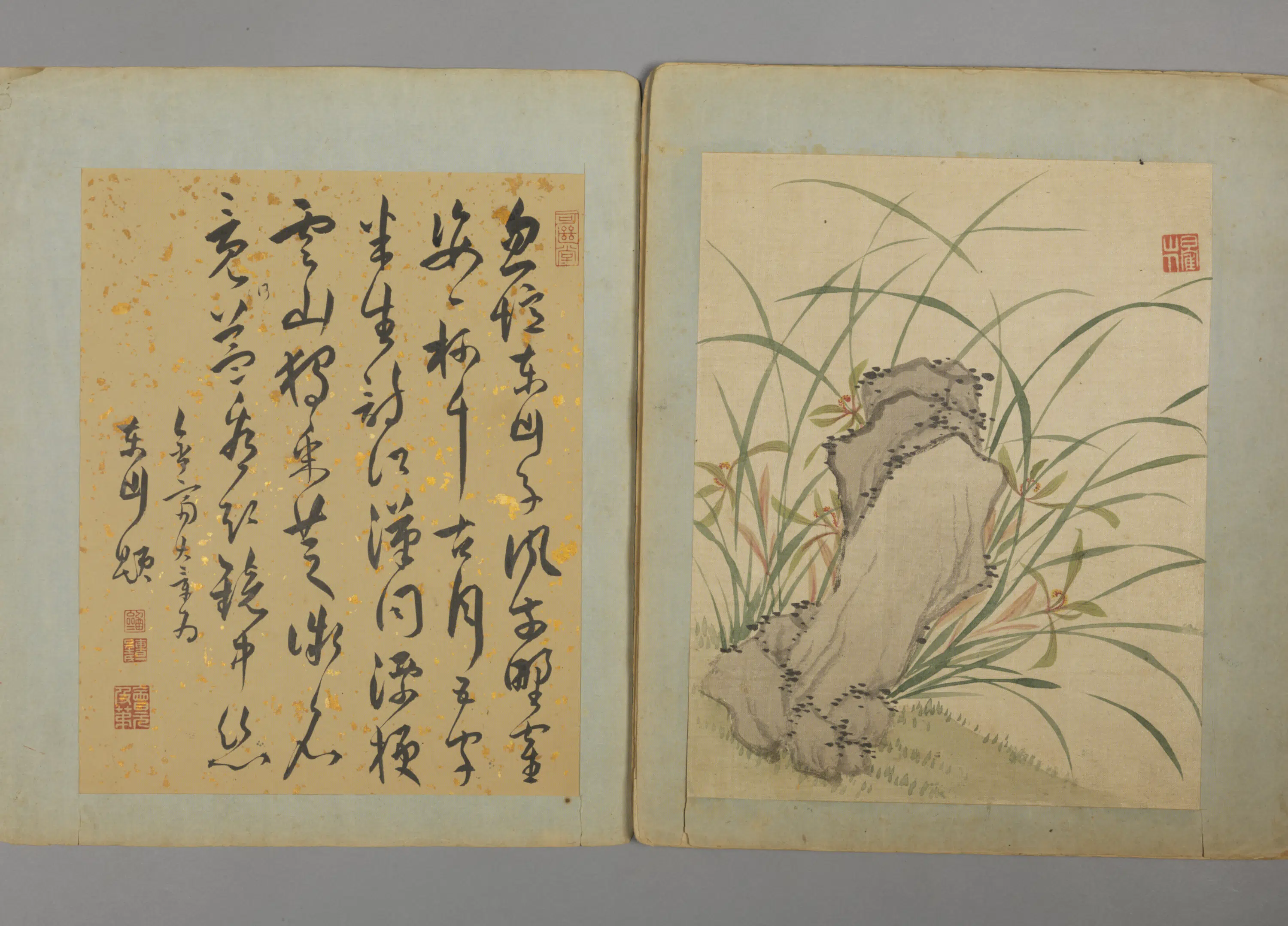 明朝【蒋守成】《山水花卉册》