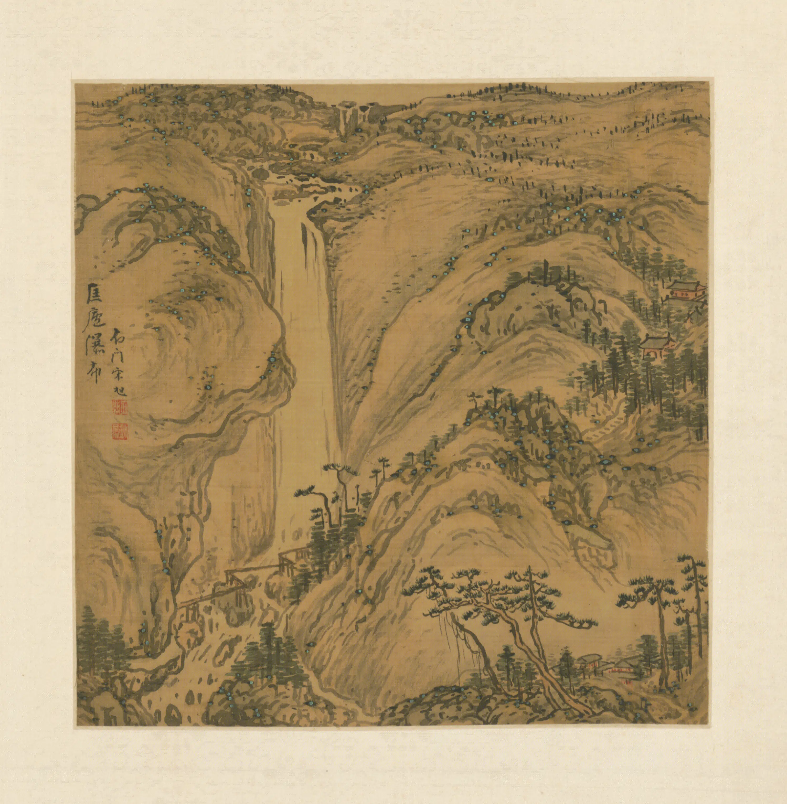 明朝【宋旭】《山水册(7开)》 第7张 明朝【宋旭】《山水册(7开)》 第7张