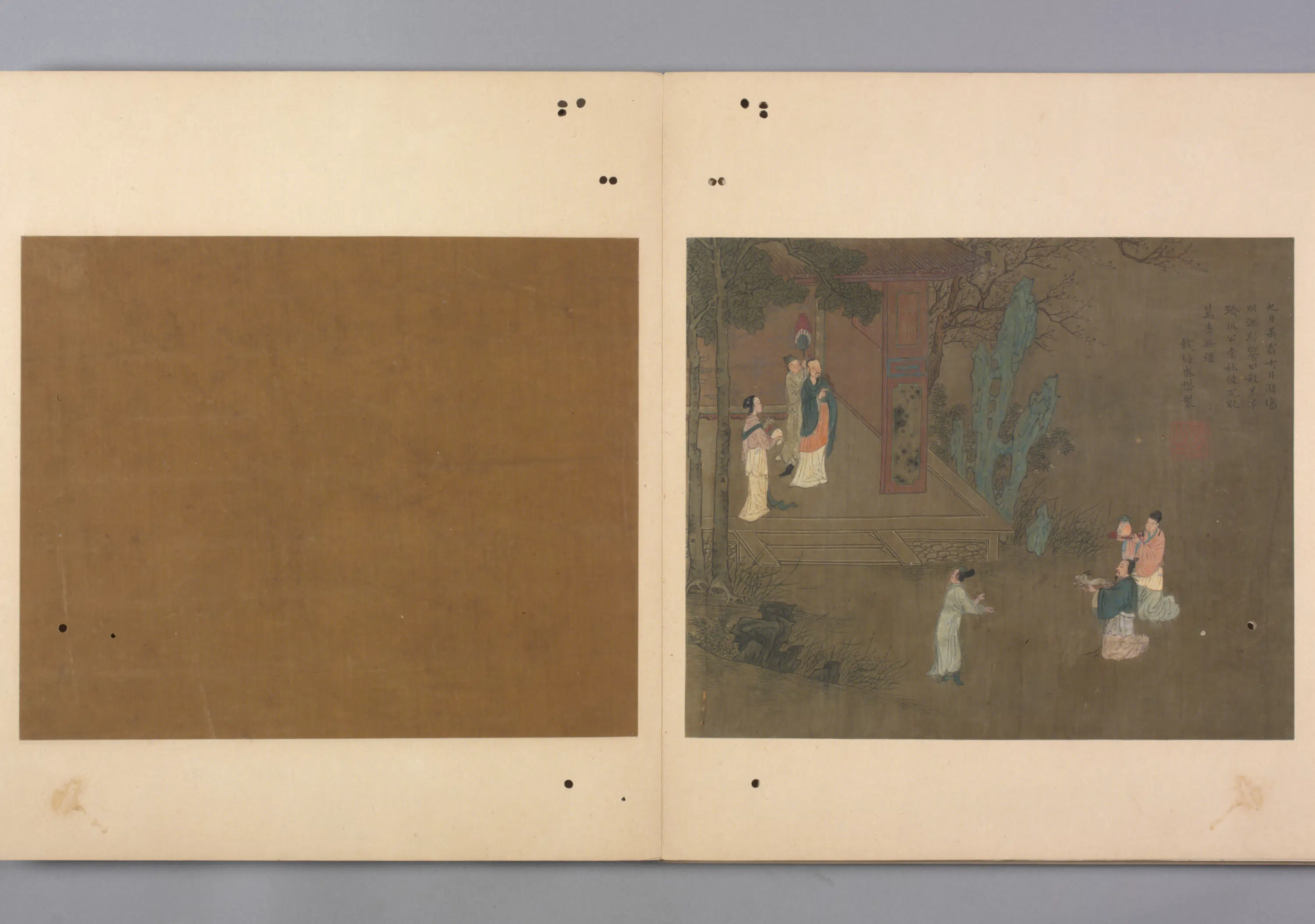 元朝【盛懋】《豳风图册（30开）》 第24张