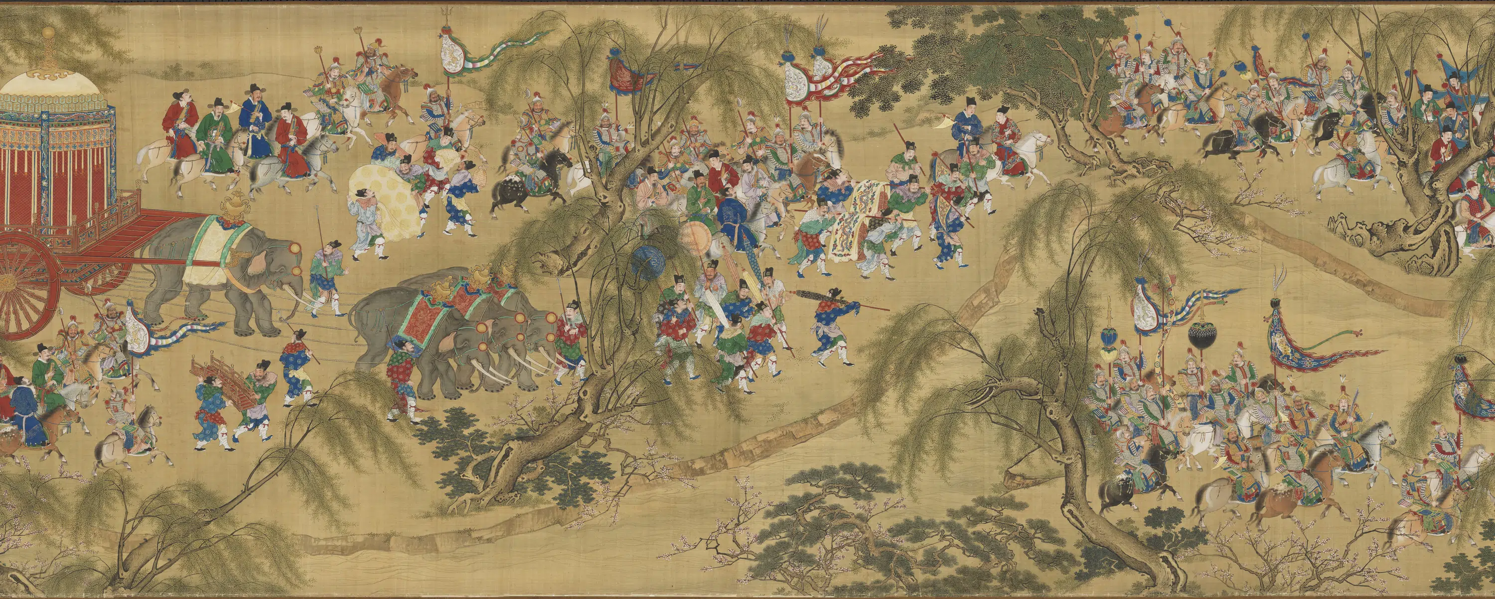 明朝《明人画入跸图卷》 第2张