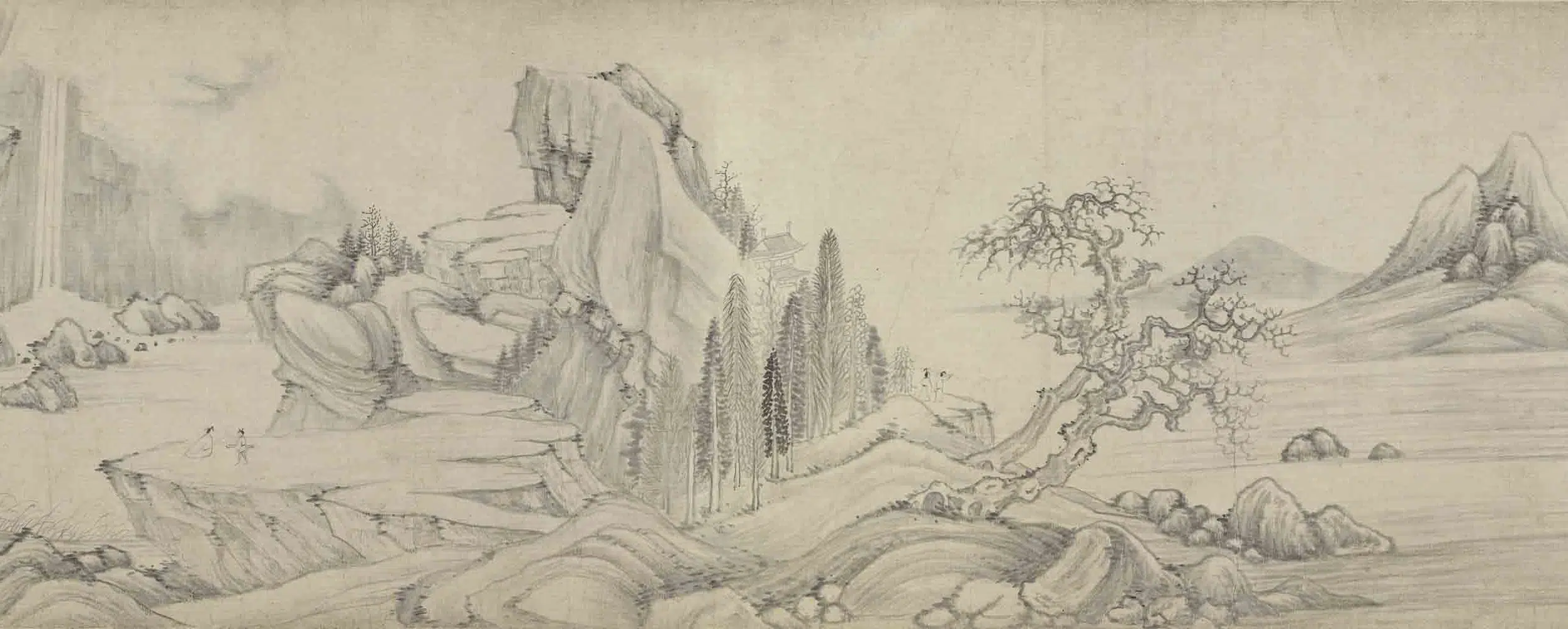 明朝【沈颢灏】《山水卷》 第11张