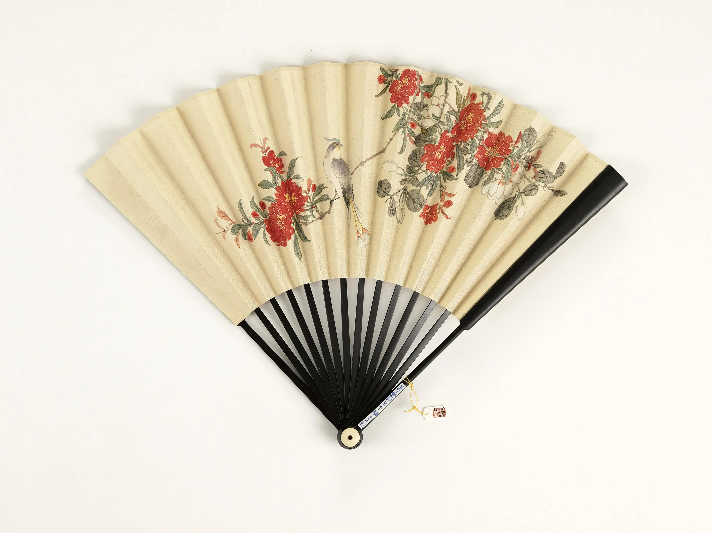 清代《清人花鸟-成扇-21》