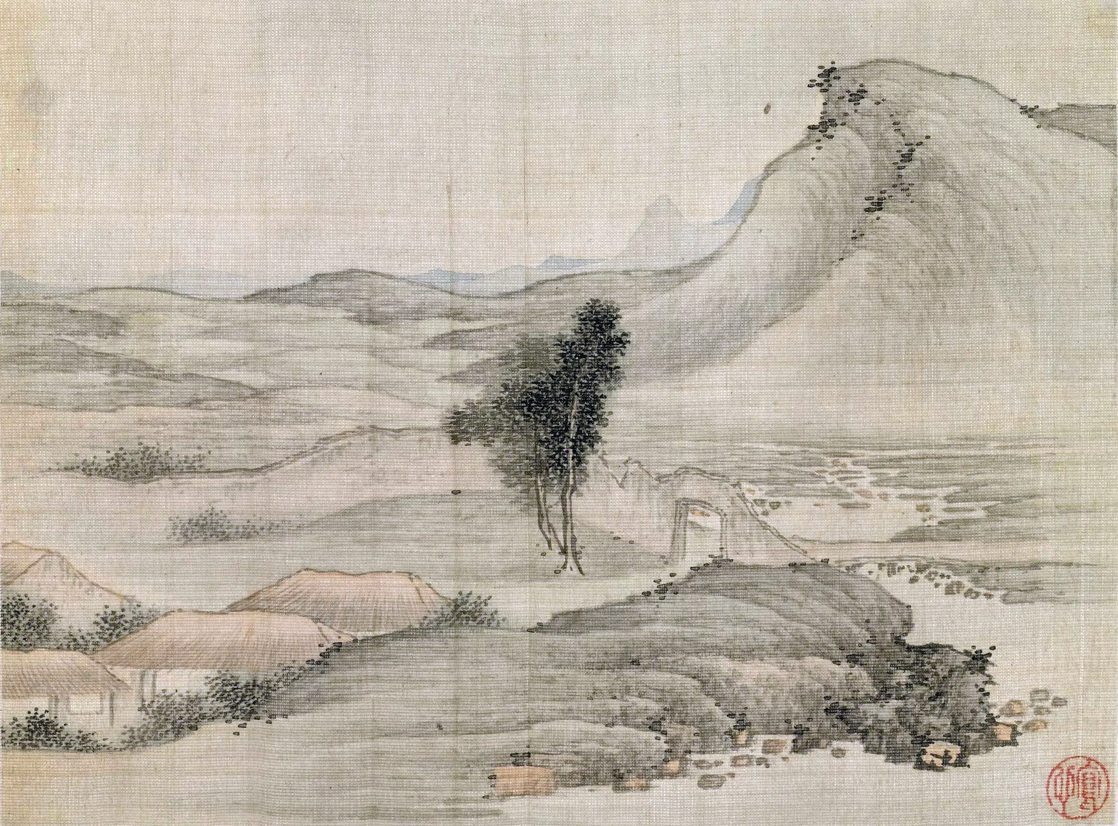 清代【谢荪】《山水图册》
