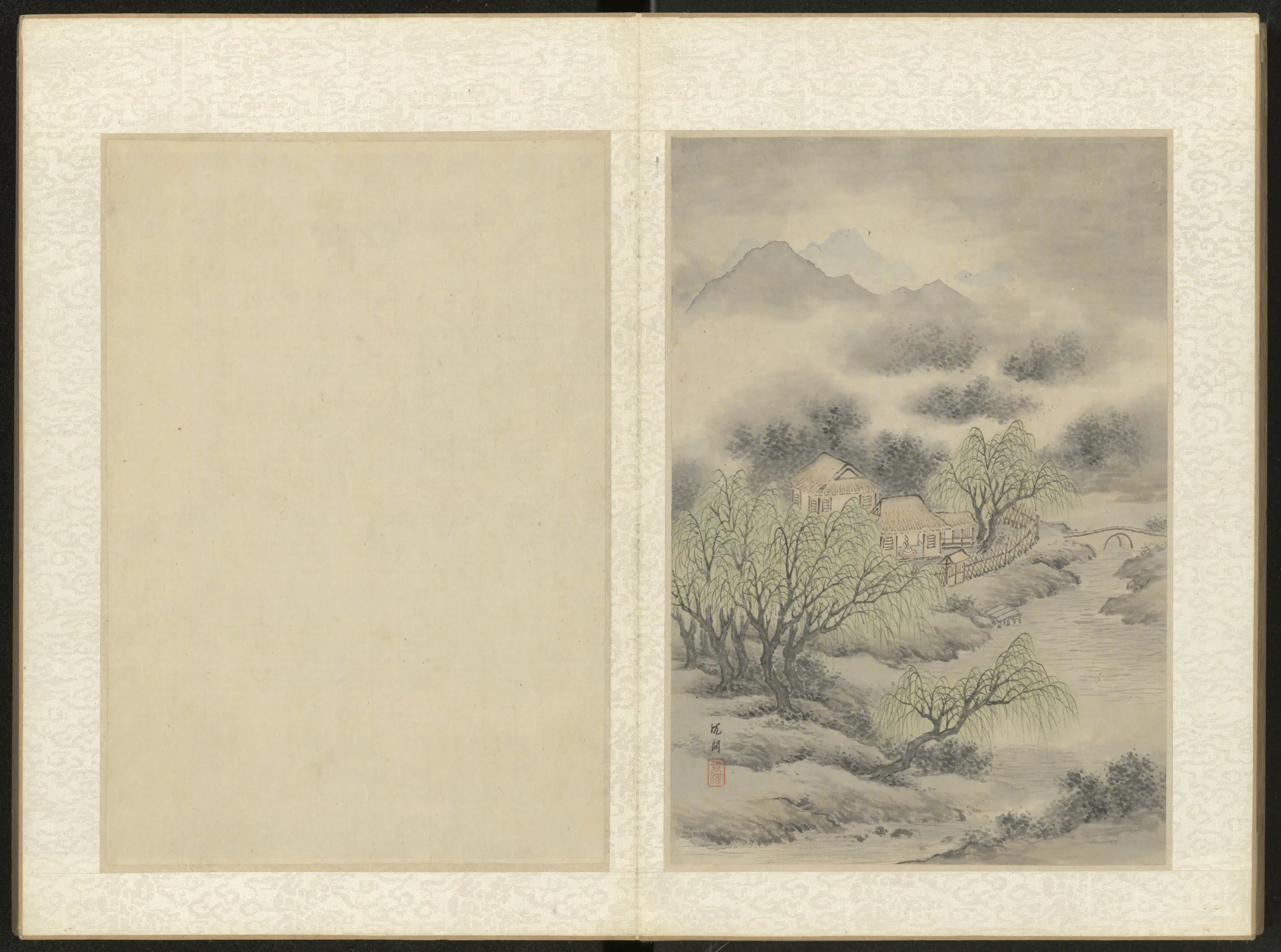 清代【沈闳】《山水册》 第10张