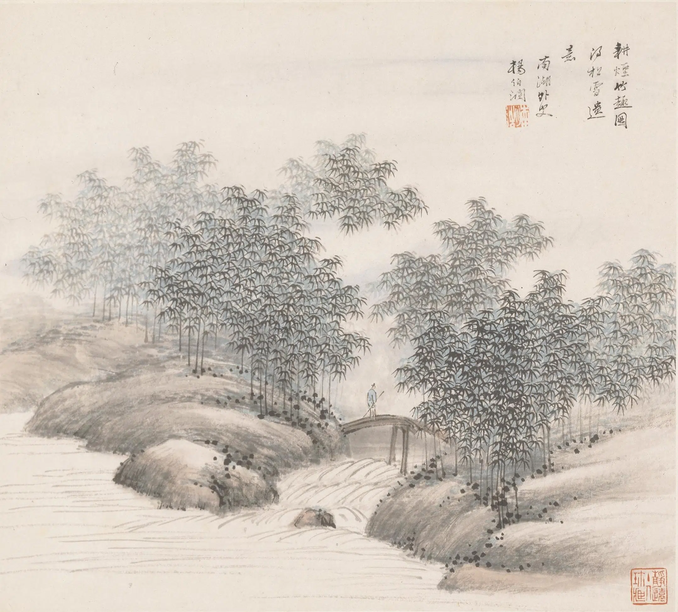 清代【杨伯润】《山水册》 第3张