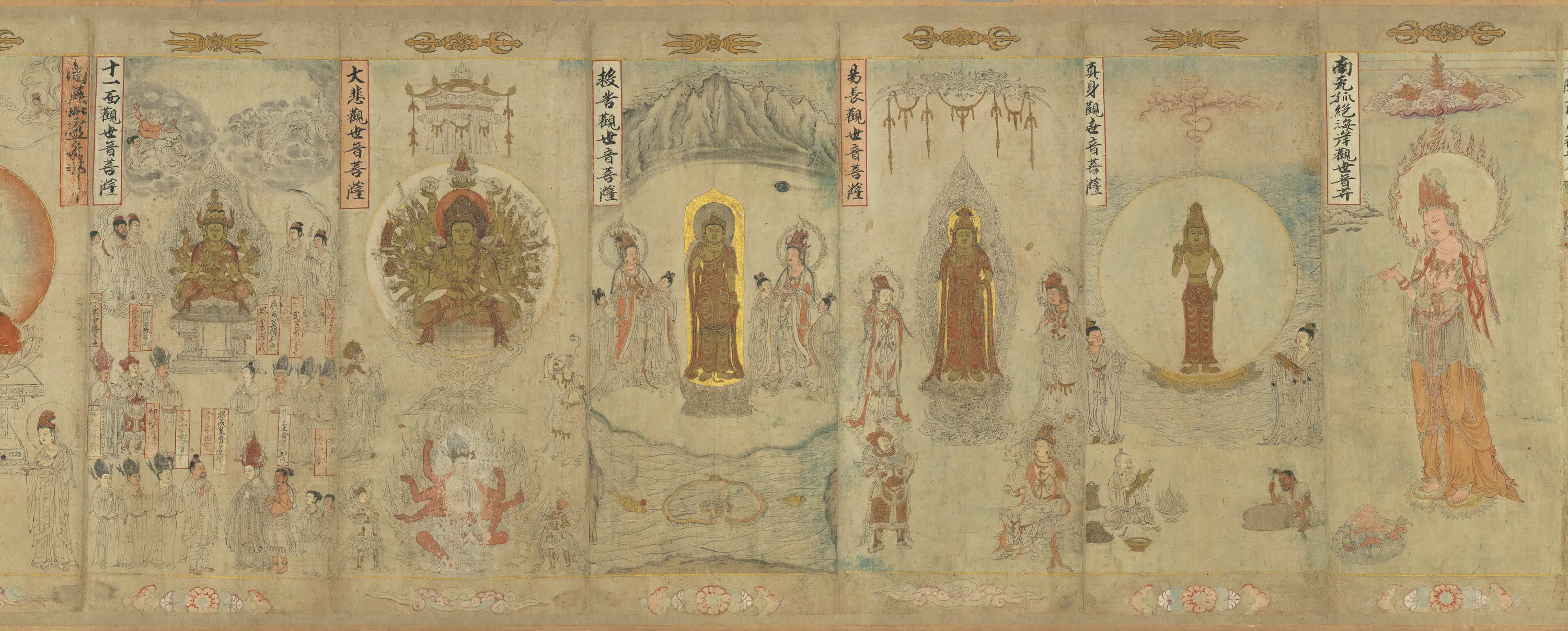 南宋【张胜温】《宋时大理国描工-画梵像卷》 第26张
