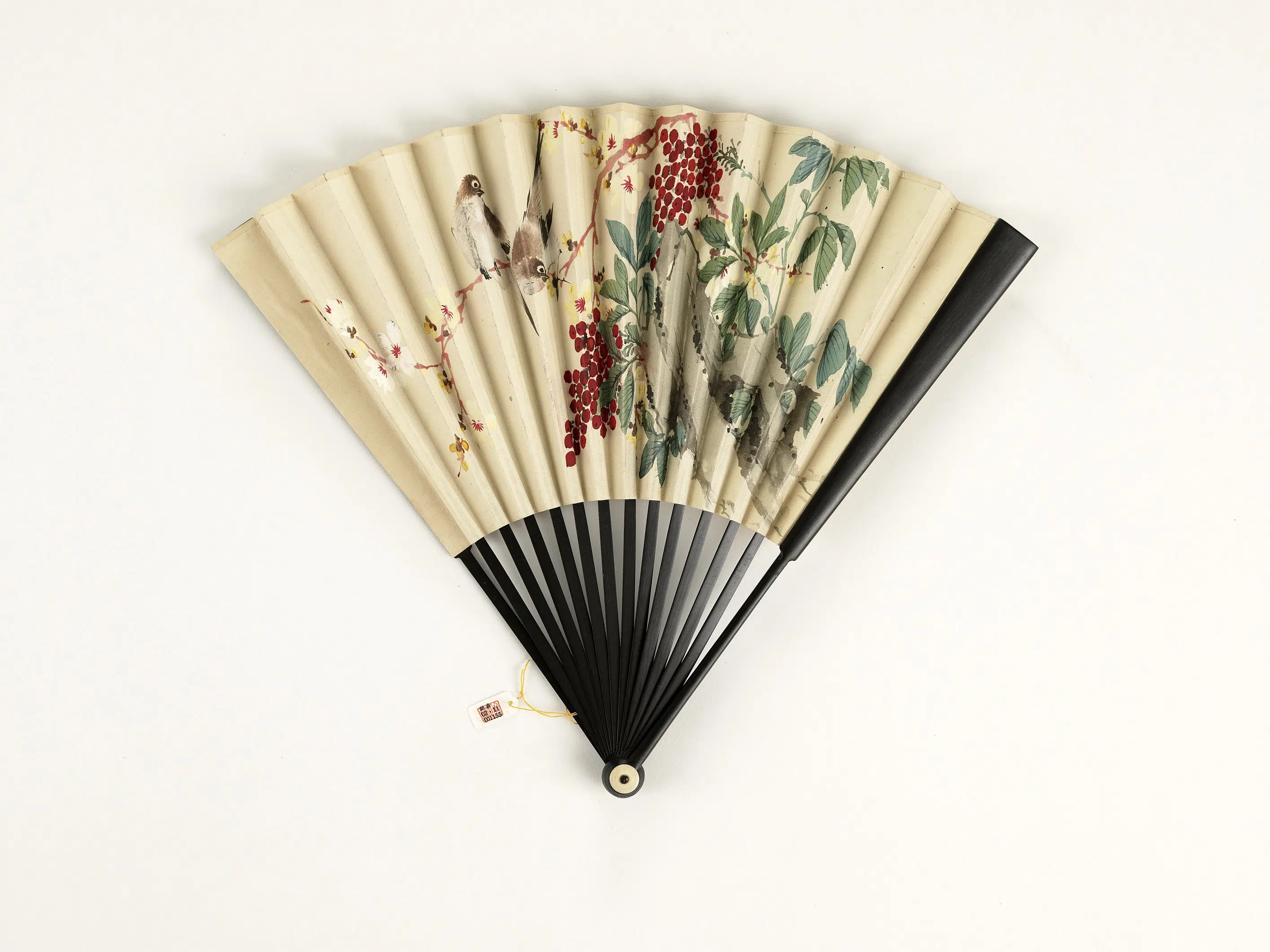 清代《清人花鸟-成扇-18》