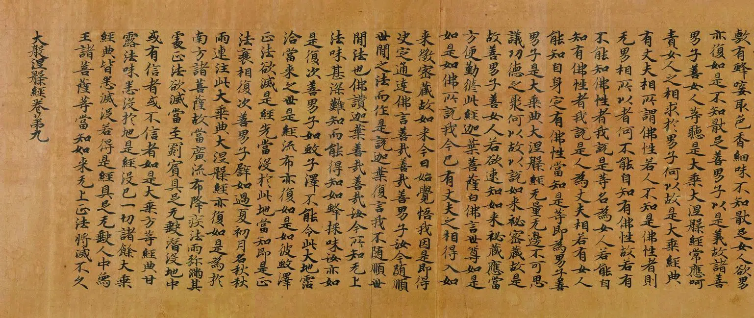 唐朝【佚名】《大般涅槃经菩萨品卷》