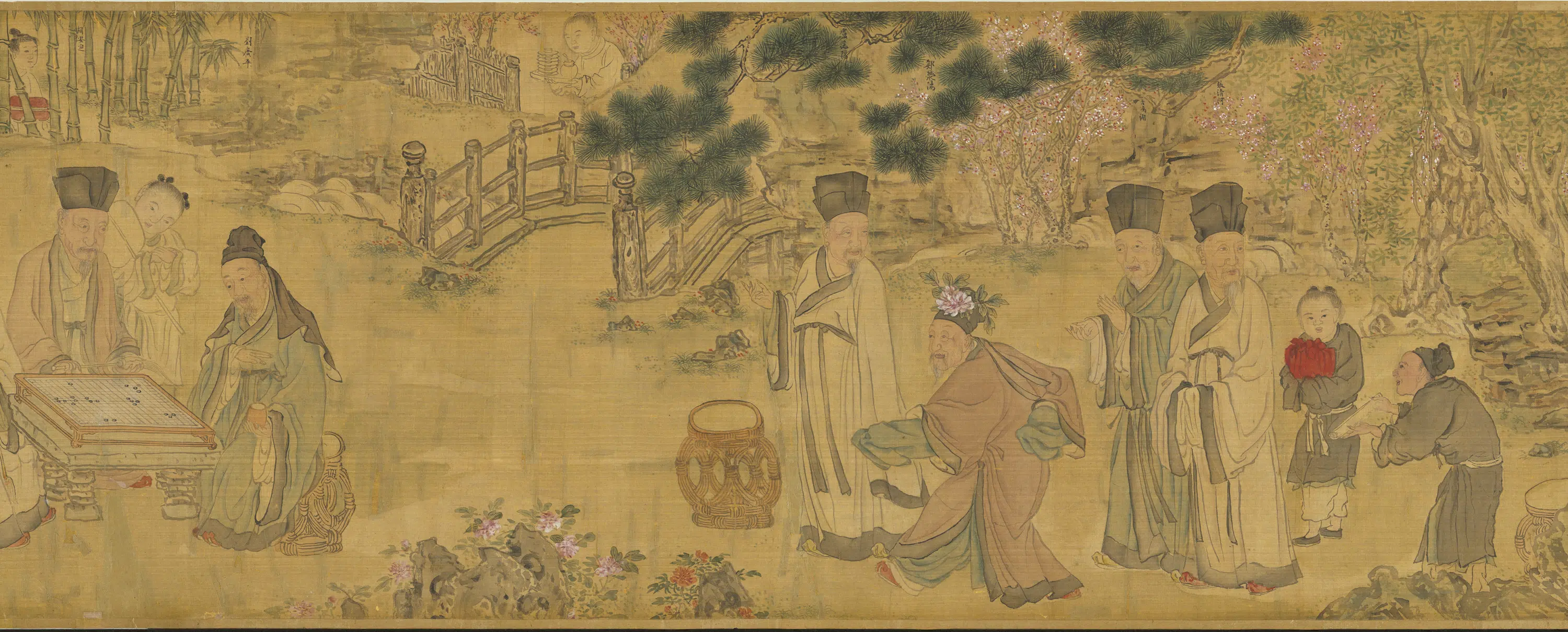 明朝【黄彪】《画九老图卷》 第4张
