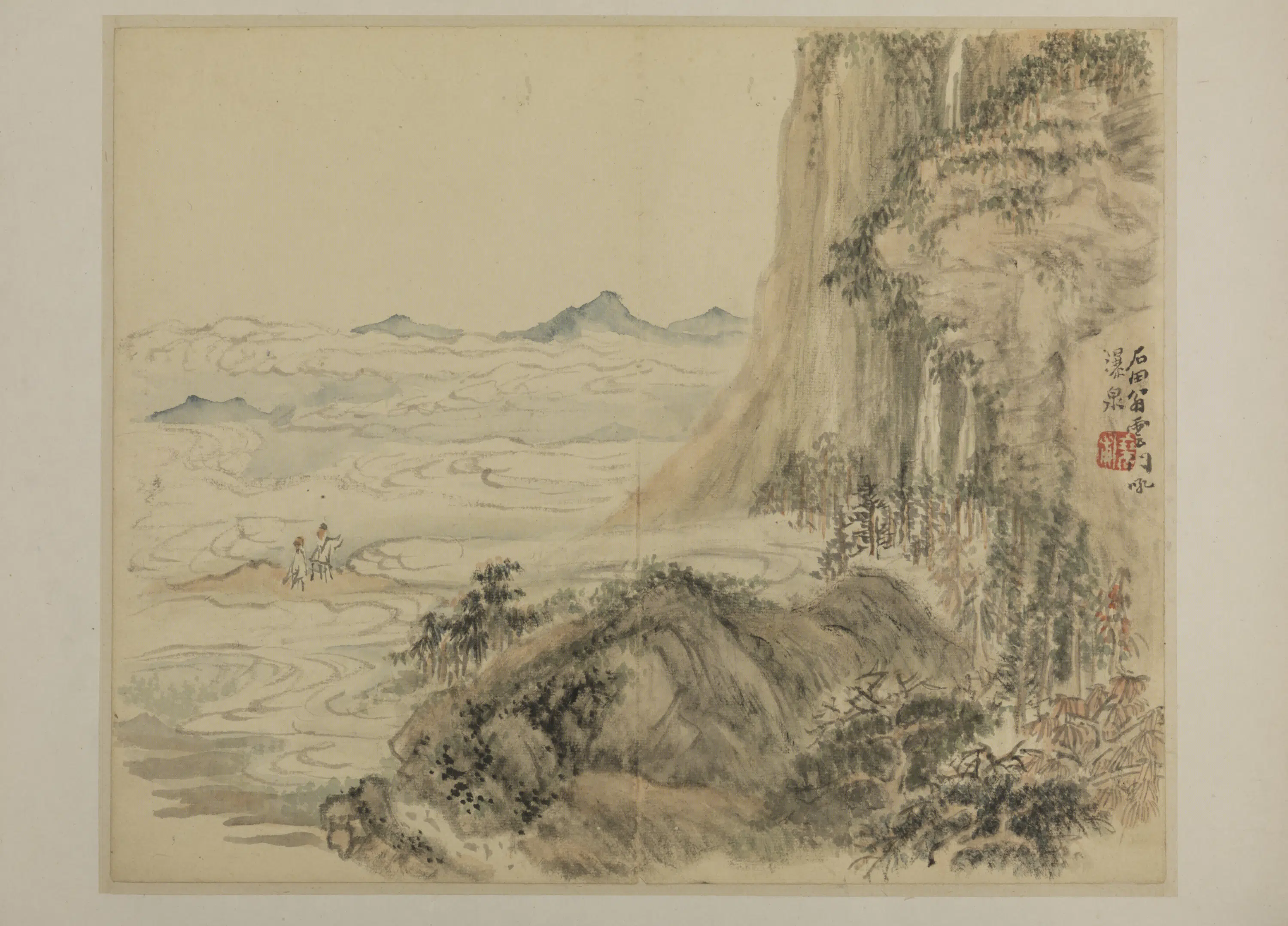 清代【吴麐】《山水册》 第10张