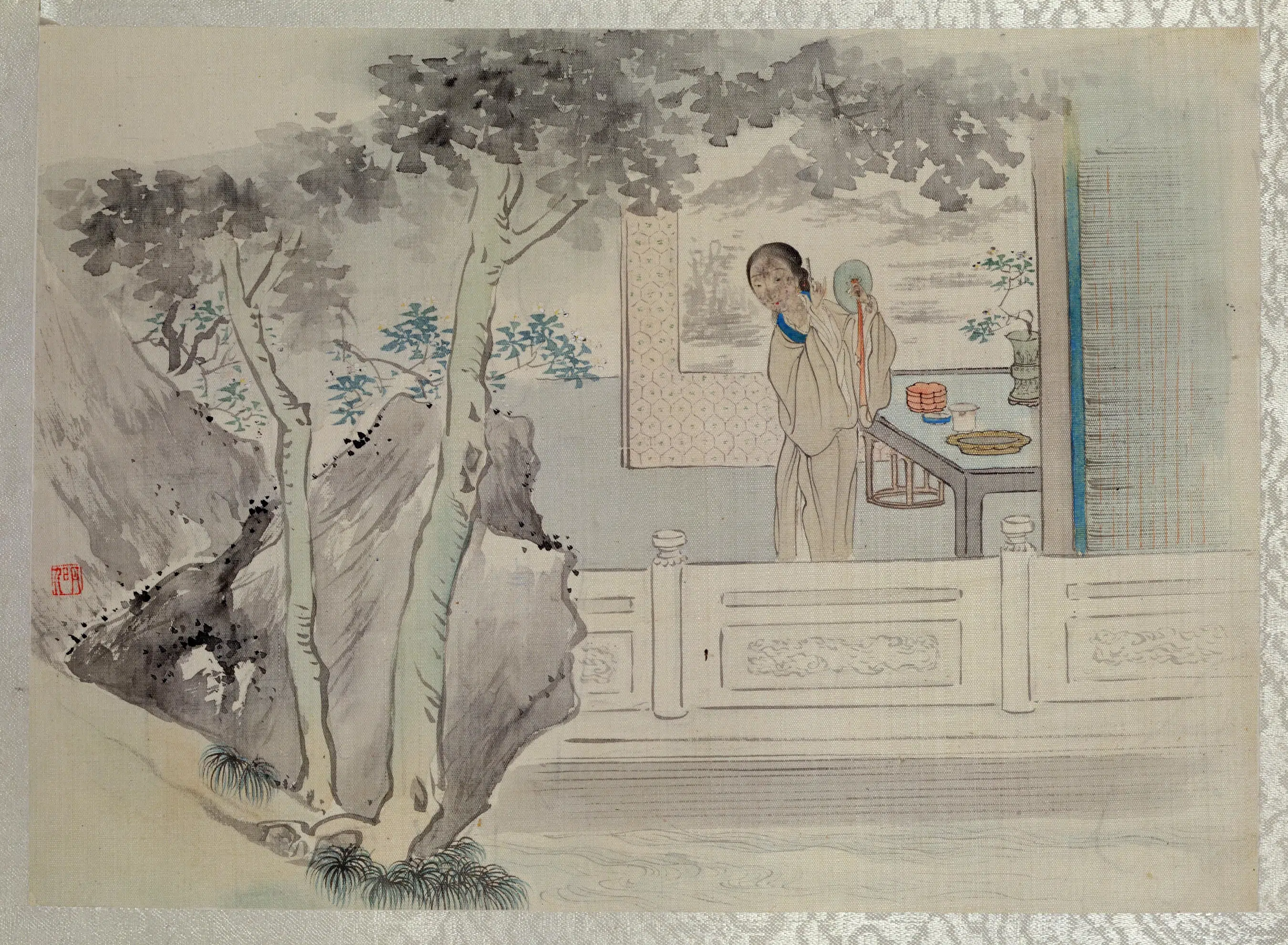 清代【费丹旭】《十二金钗图册》 第9张