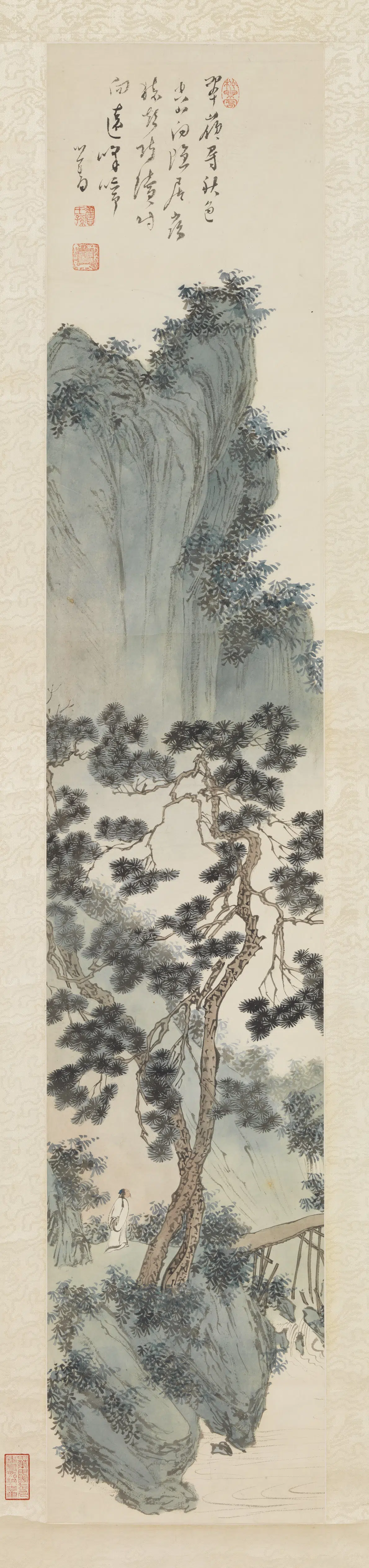 近现代【溥儒（溥心畬）】《山水图轴-4》