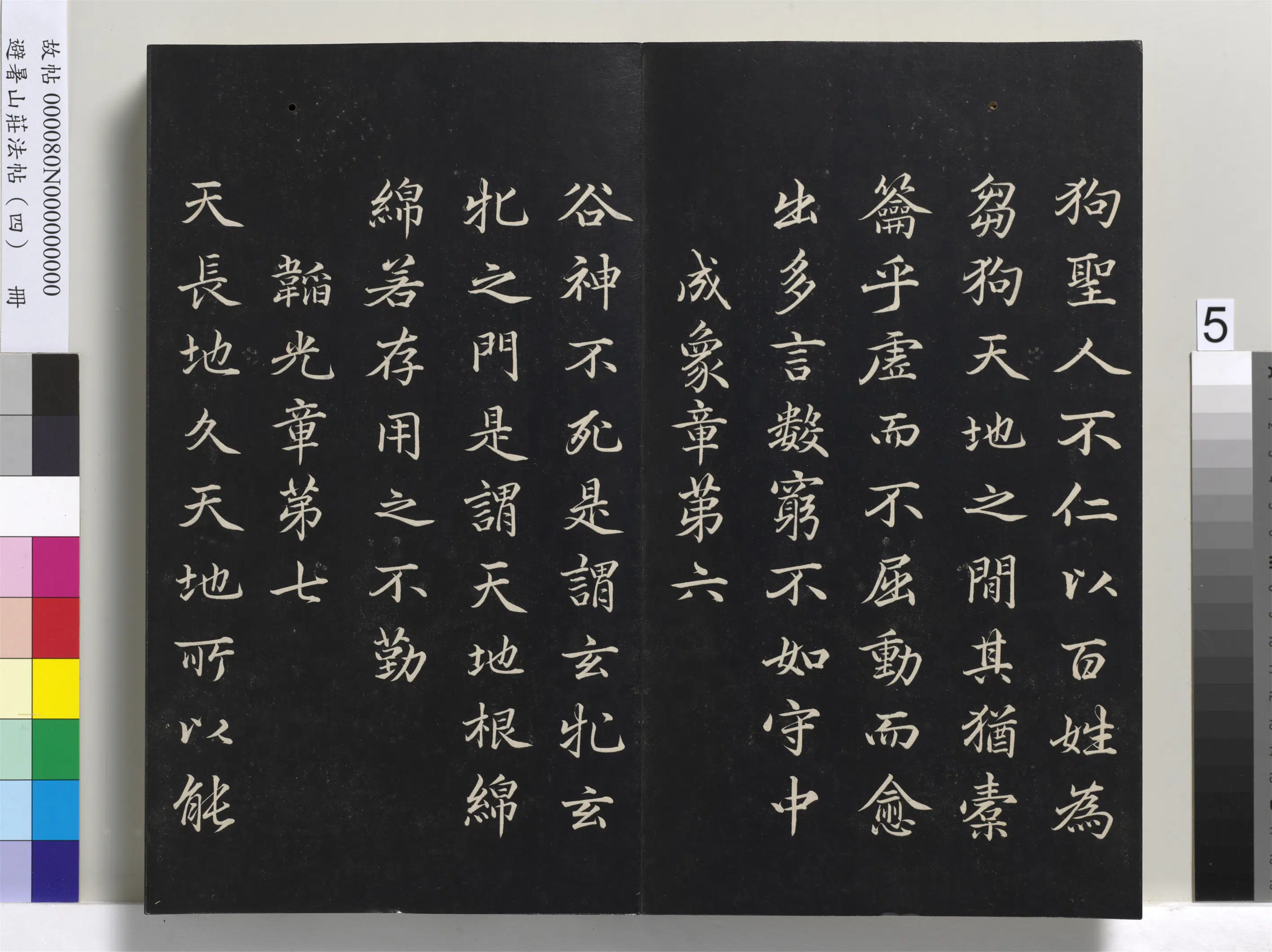 清代【爱新觉罗玄烨-康熙】《避暑山庄法帖（四）册-圣祖道德经》 第45张