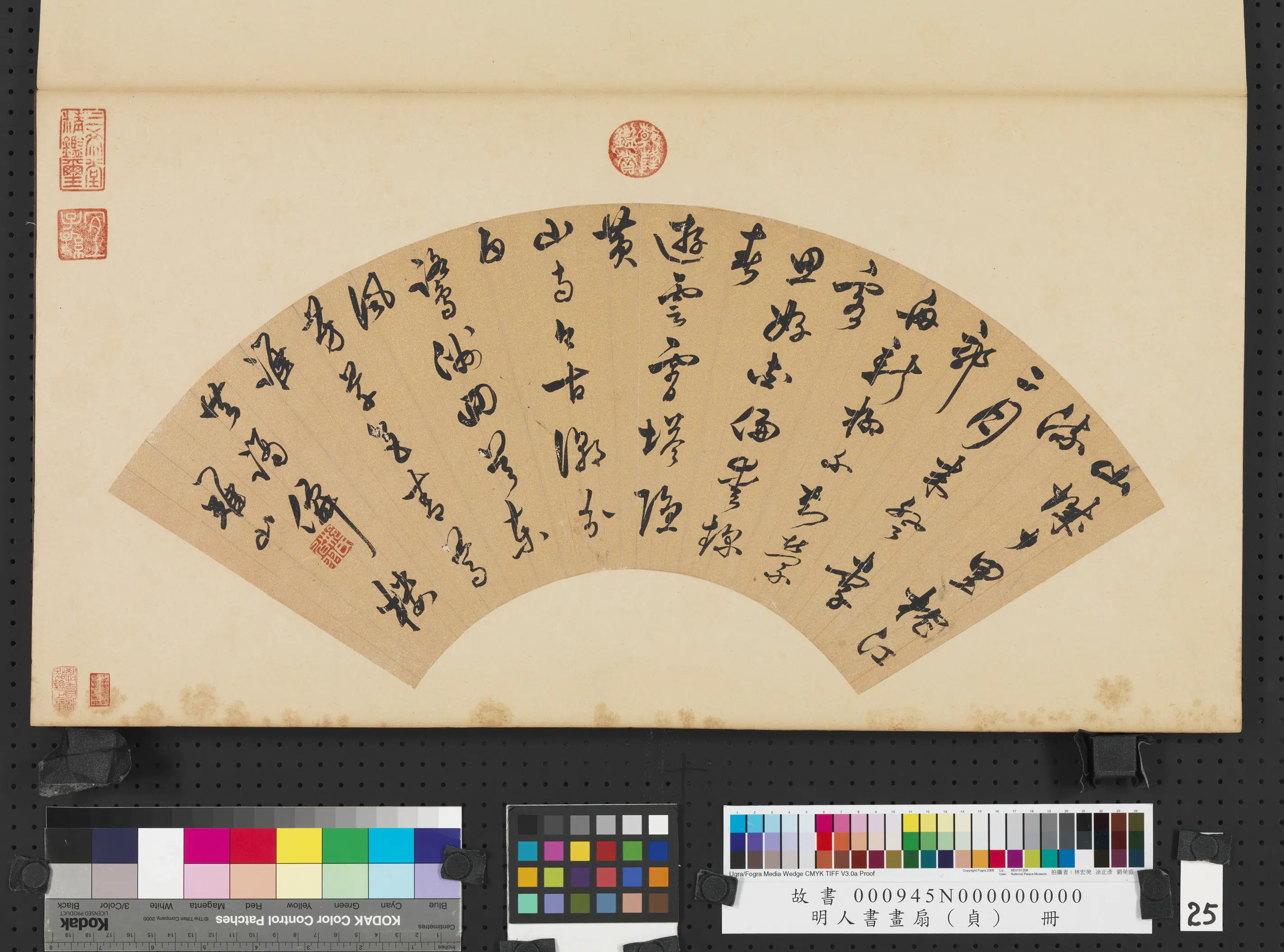 明朝《明人书画扇（贞）册》 第21张