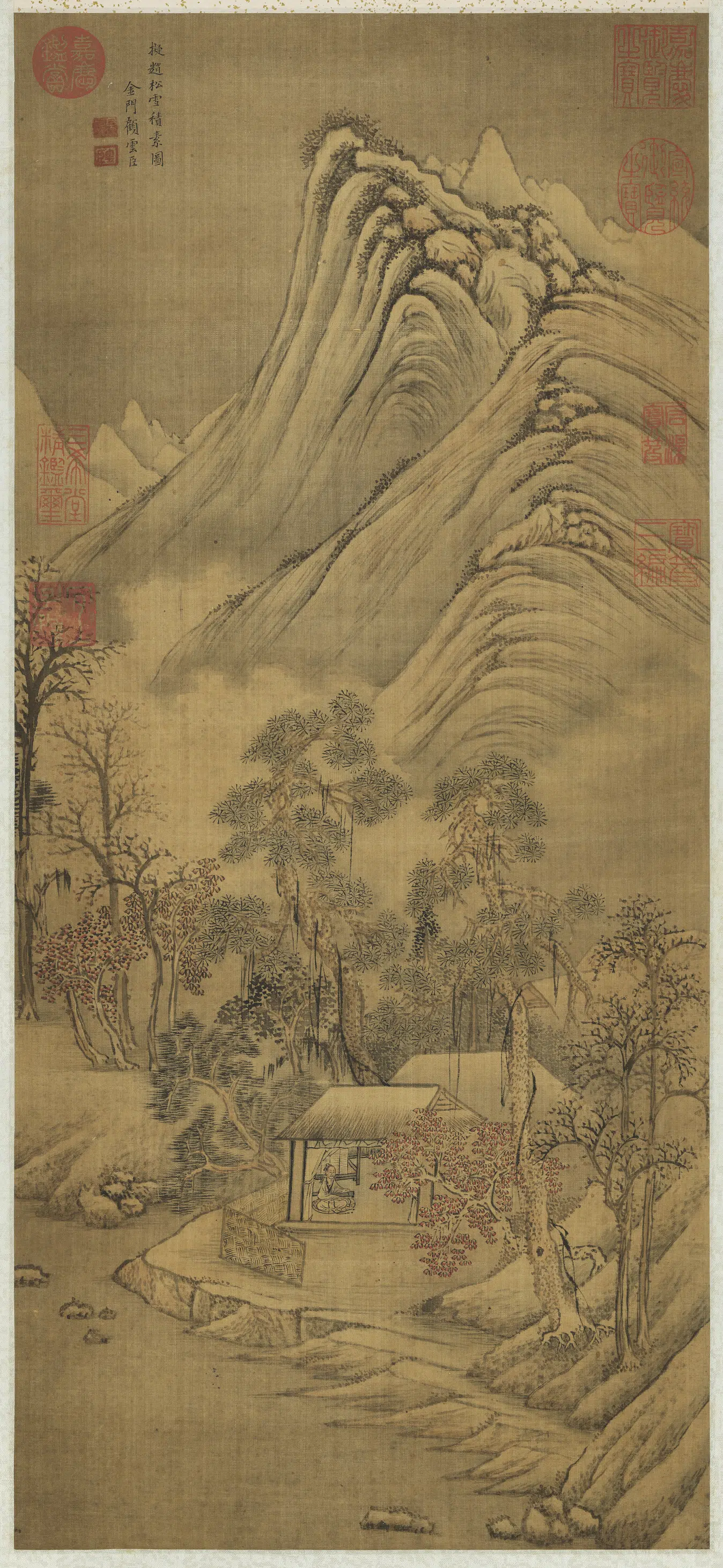 清代【顾云臣】《雪景图轴》
