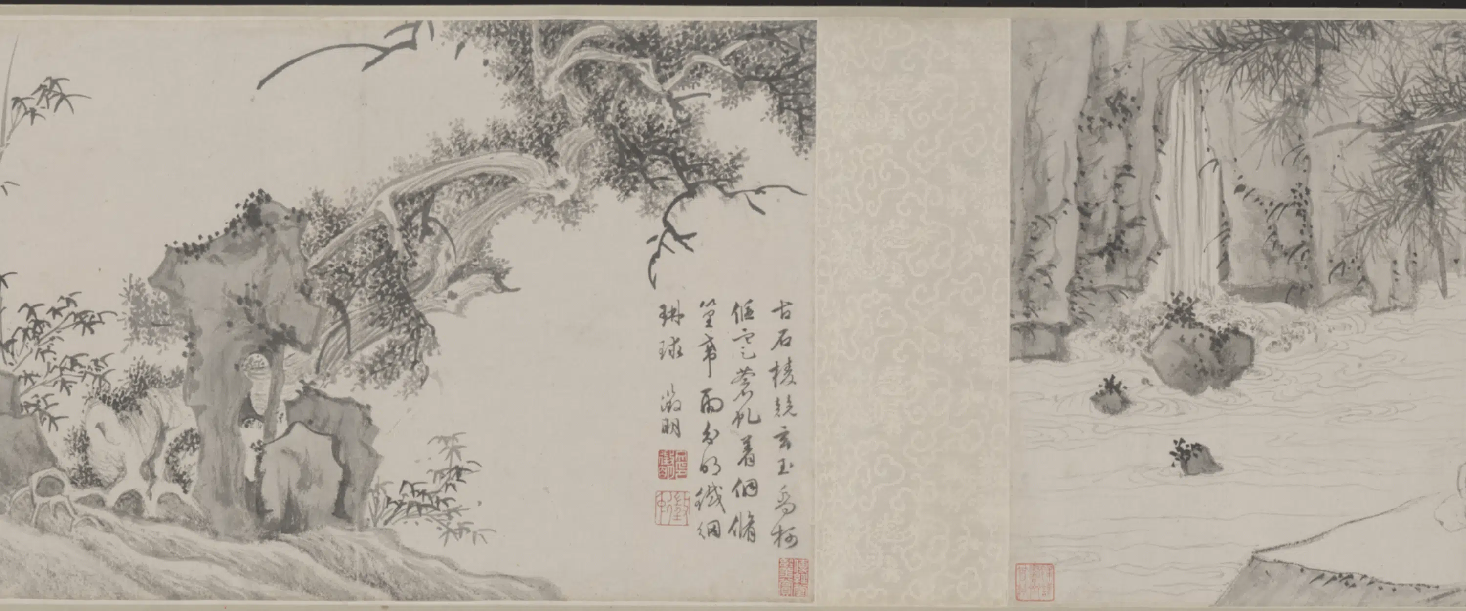 明朝【文徵明】《杂画四段卷》 第2张 明朝【文徵明】《杂画四段卷》 第2张