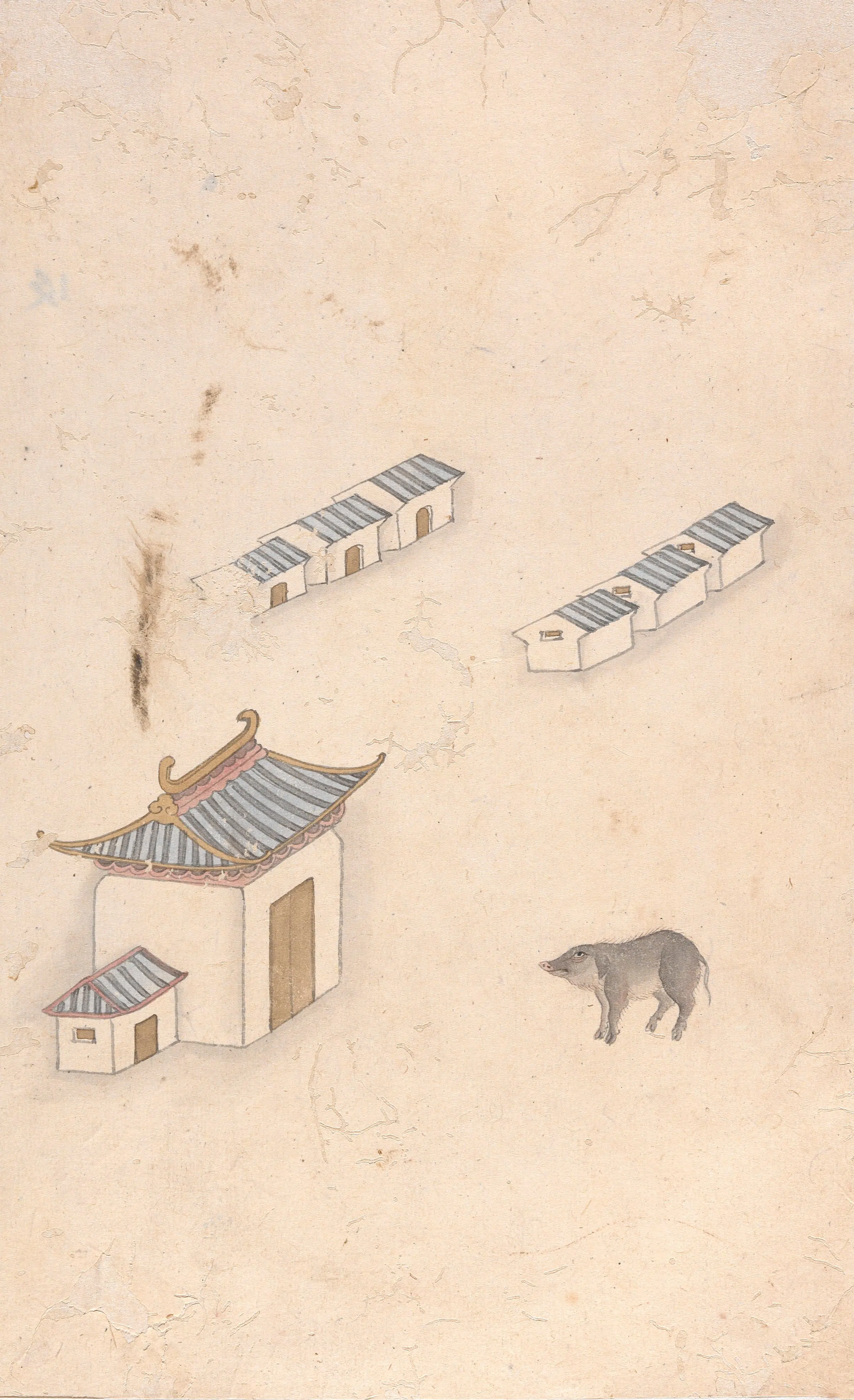 清代【焦秉贞】《历代推背全图》 第44张 清代【焦秉贞】《历代推背全图》 第44张