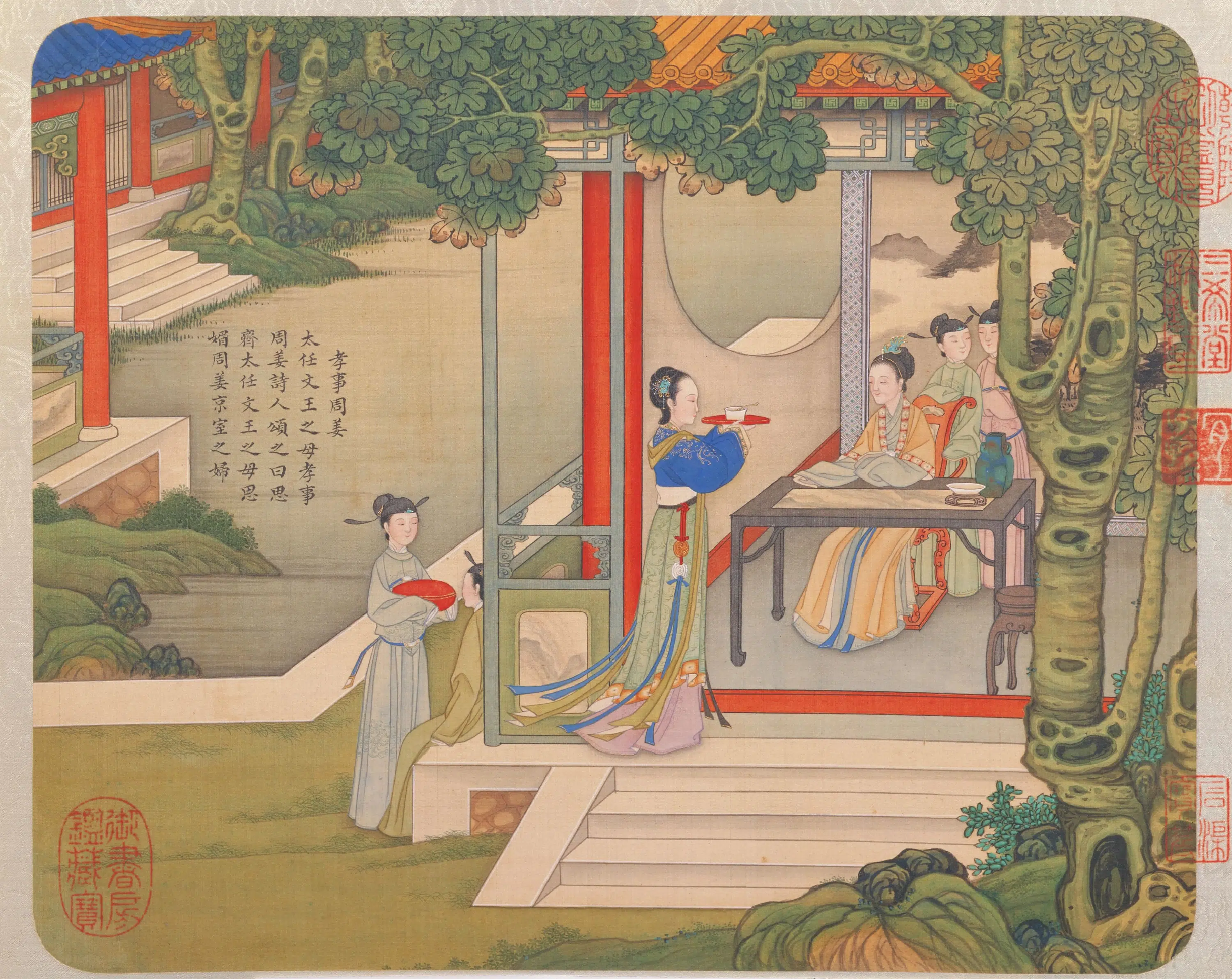 清代【焦秉贞】《历朝贤后故事图册》