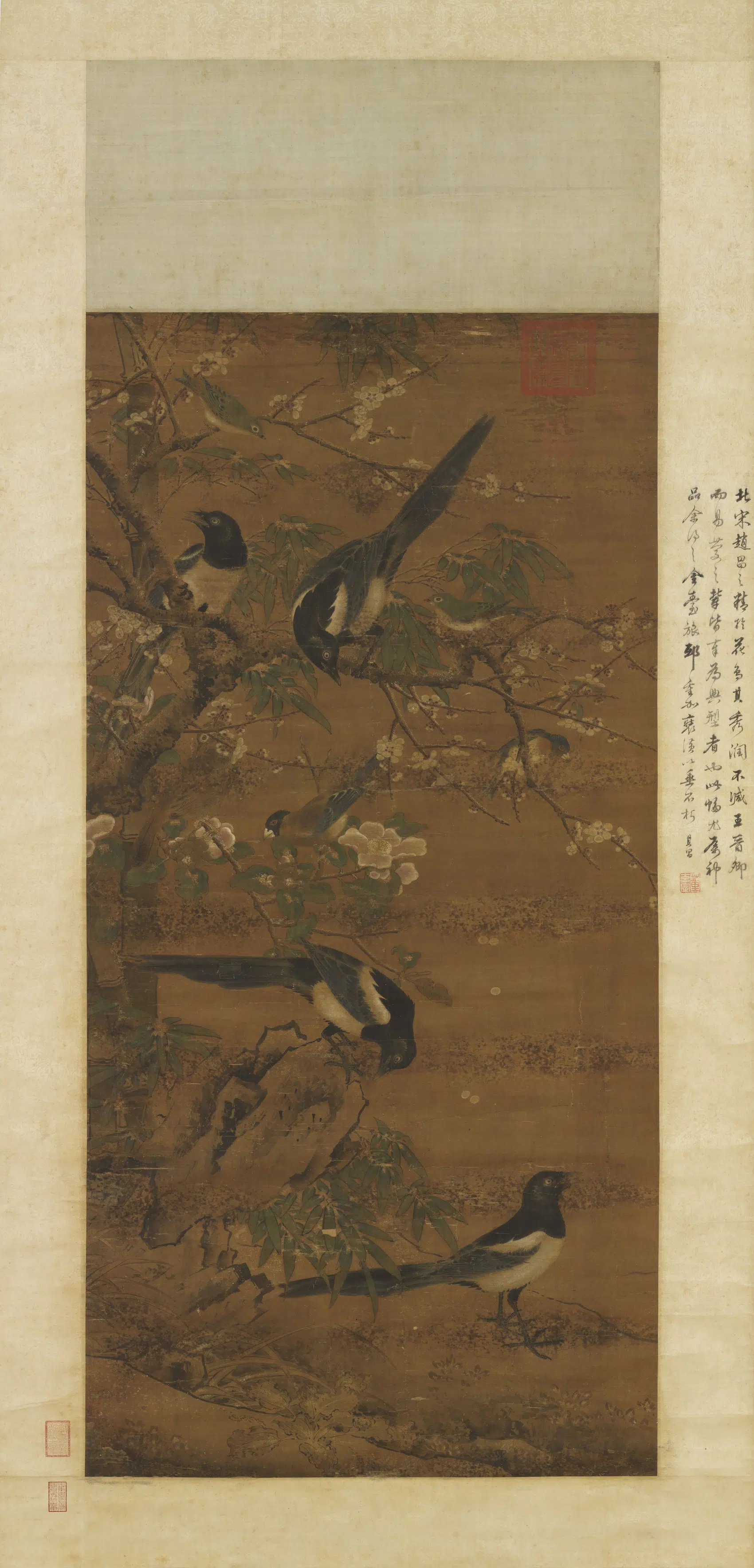 北宋【赵昌】《四喜图轴》