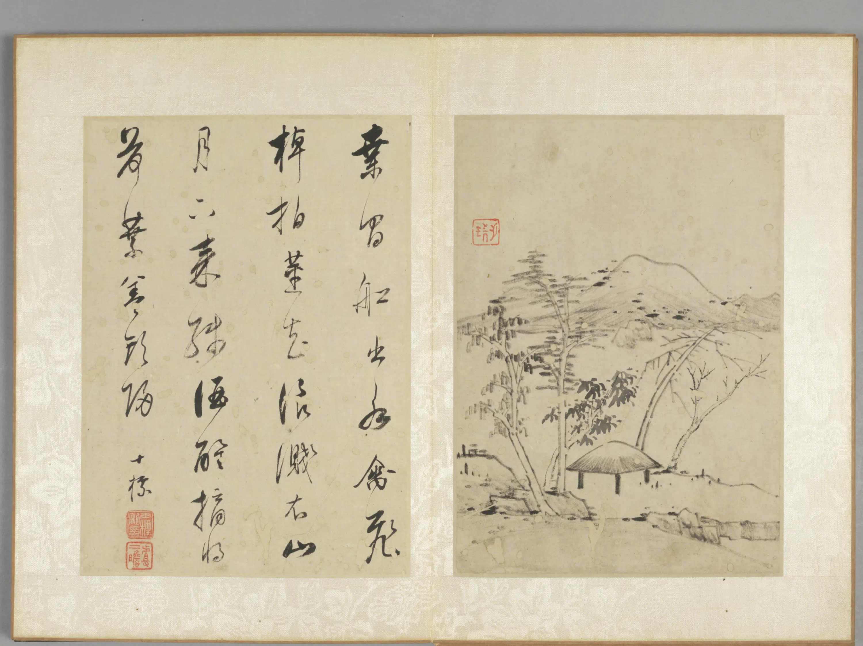 清代【汪之瑞】《山水册（9开）》 第8张