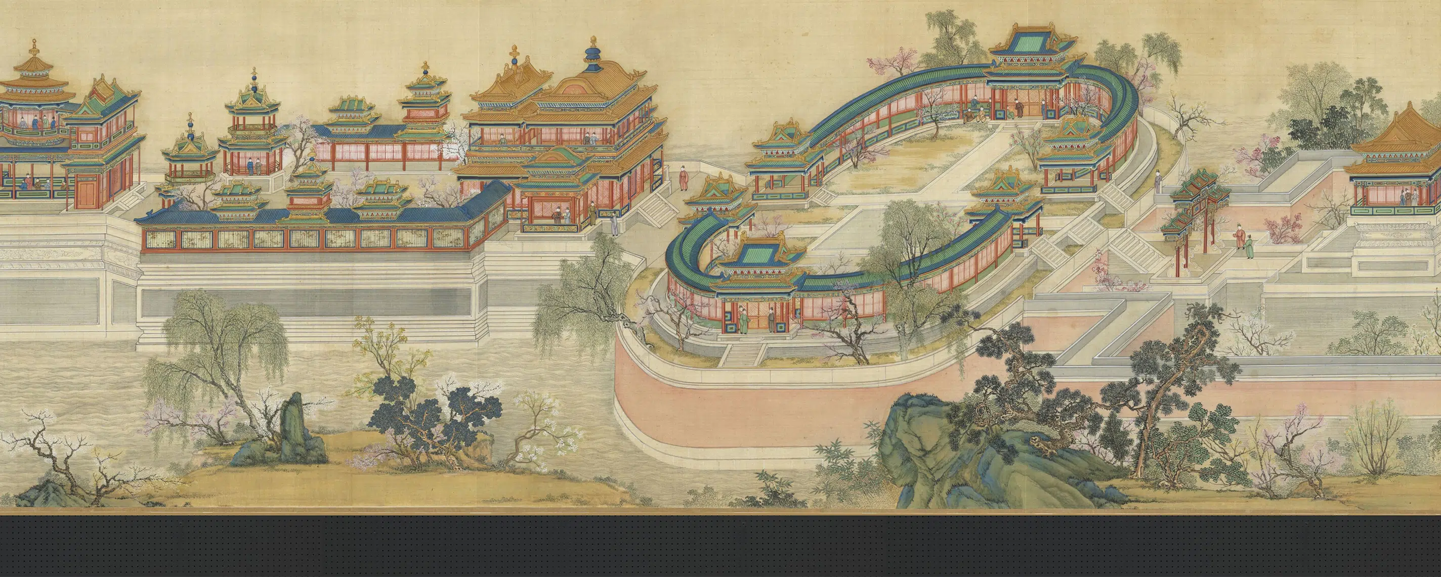 清代【周鲲】《院本汉宫春晓图》 第8张