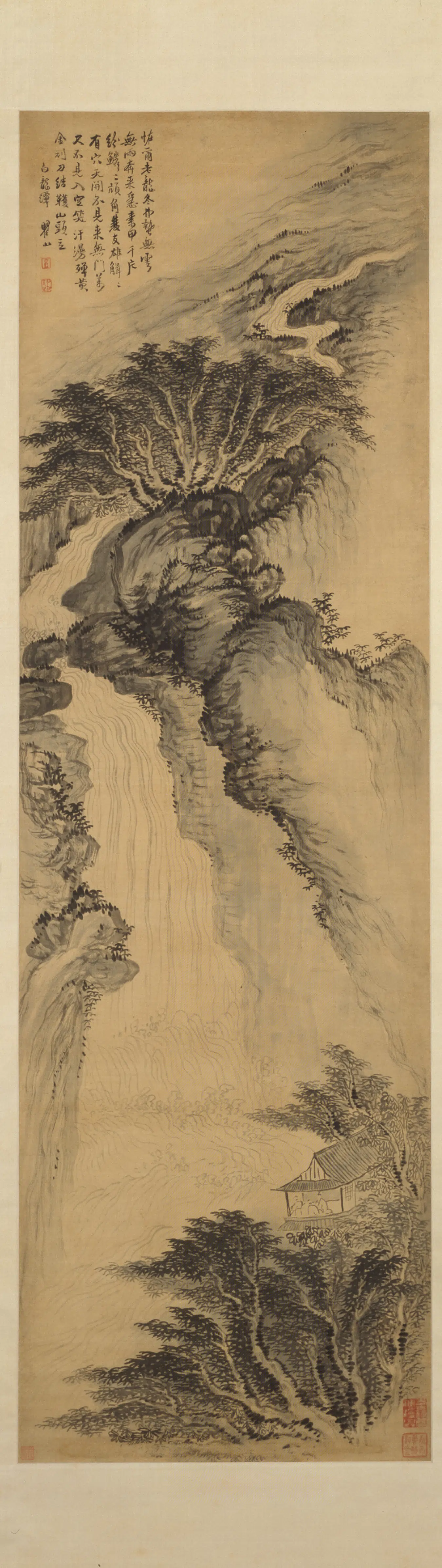 清代【梅清】《黄山图轴-6》