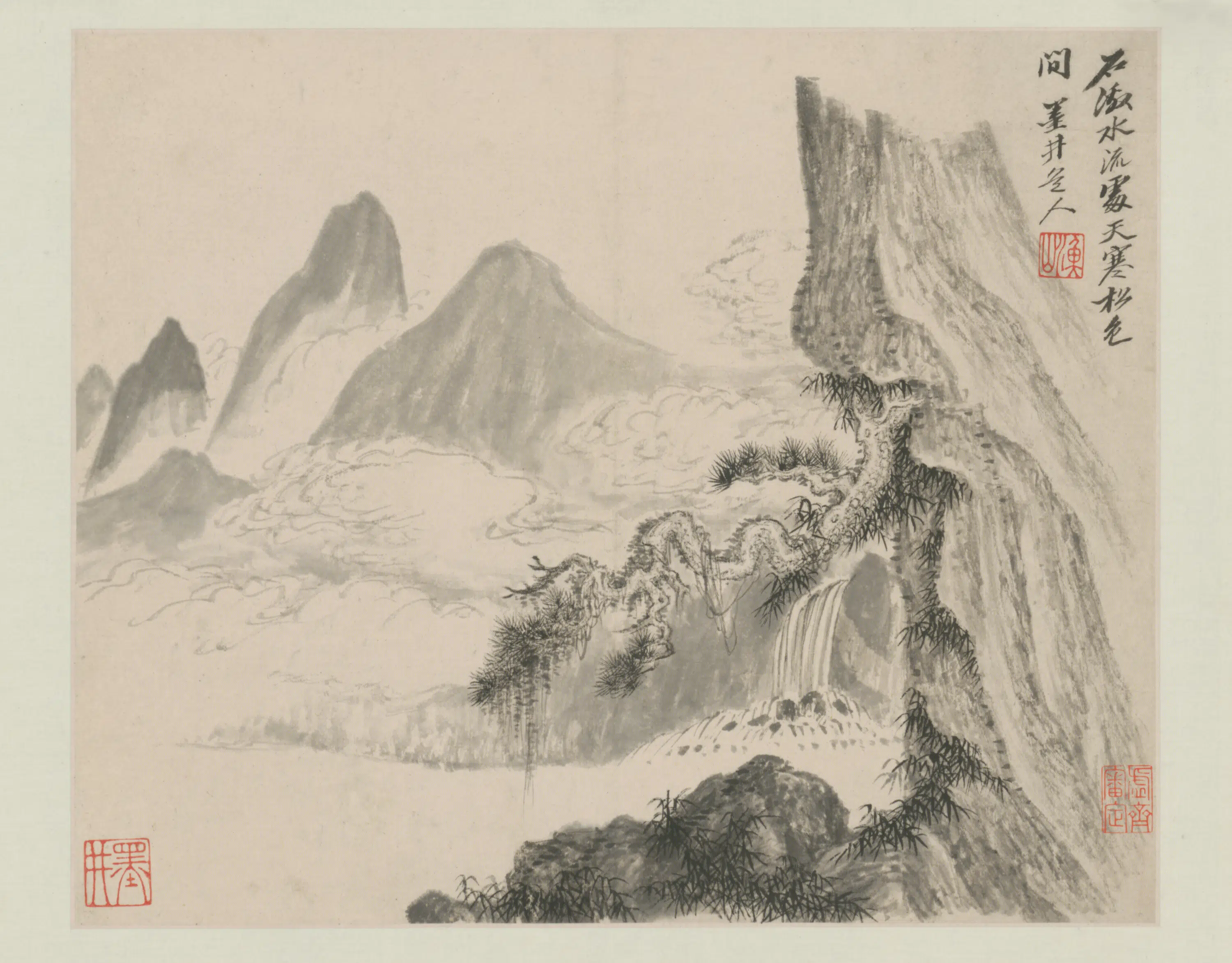 清代【吴历】《山水图册-10开》 第9张