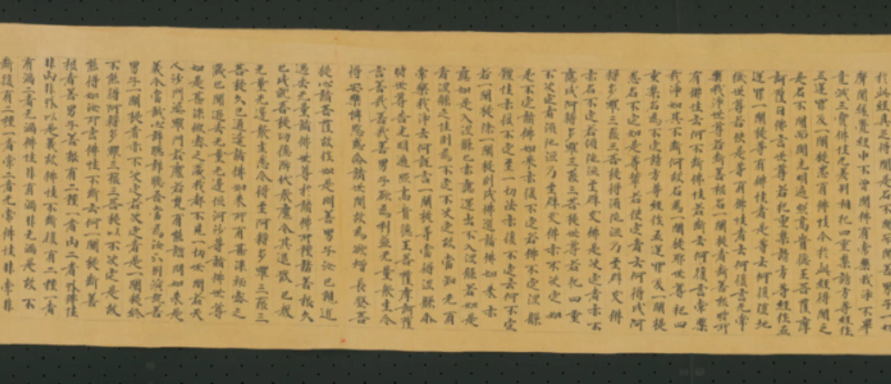 唐朝《无款行书写大湼槃经德王菩萨品二十二卷》 第2张