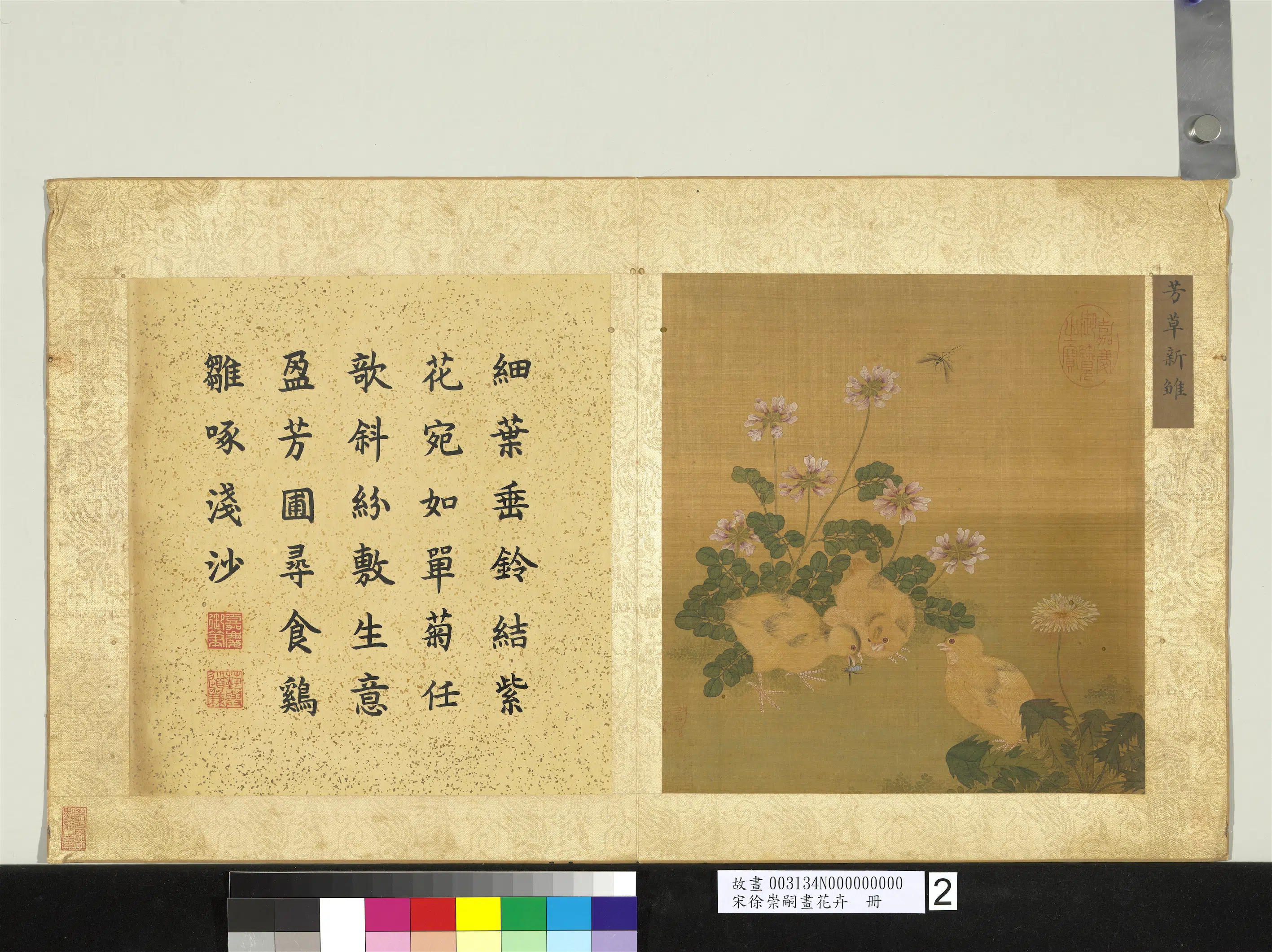 宋朝【徐崇嗣】《画花卉册》 第10张