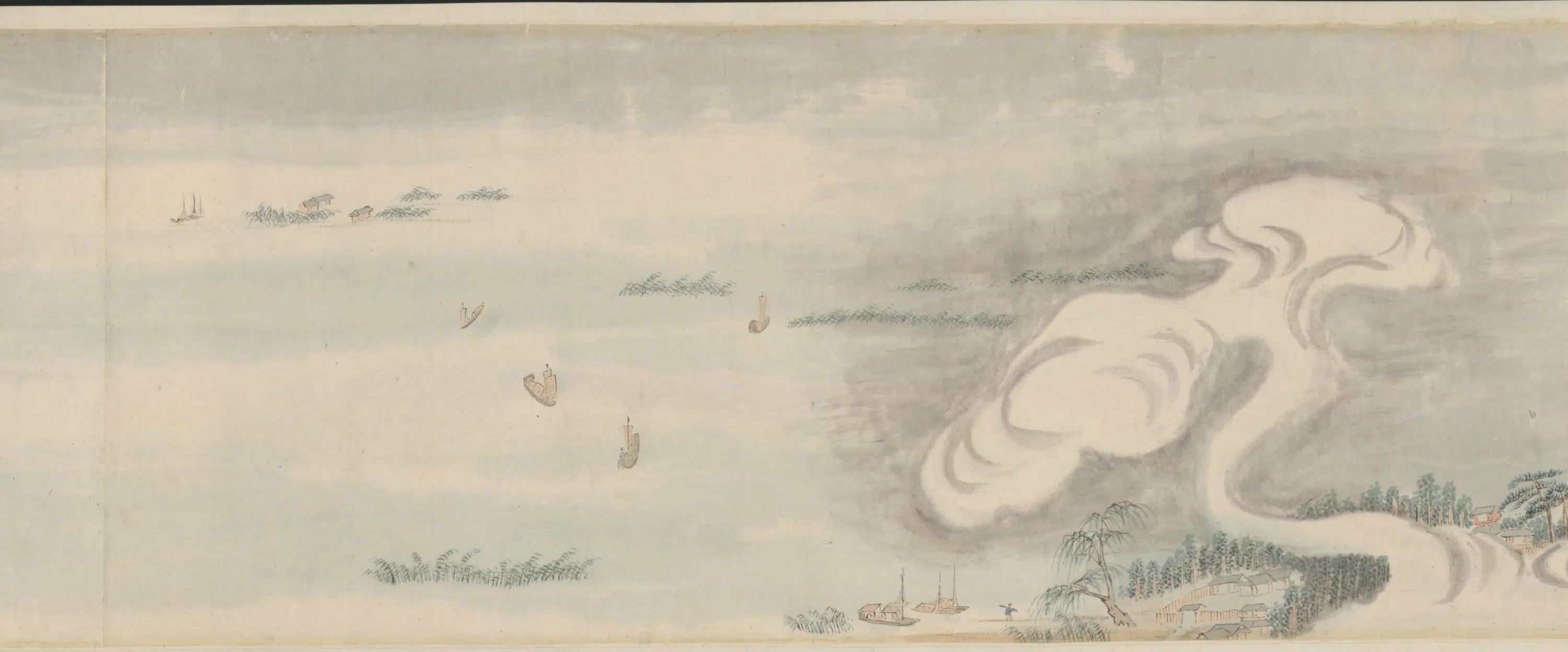 清代【萧云从】《仿古山水图屏》 第41张