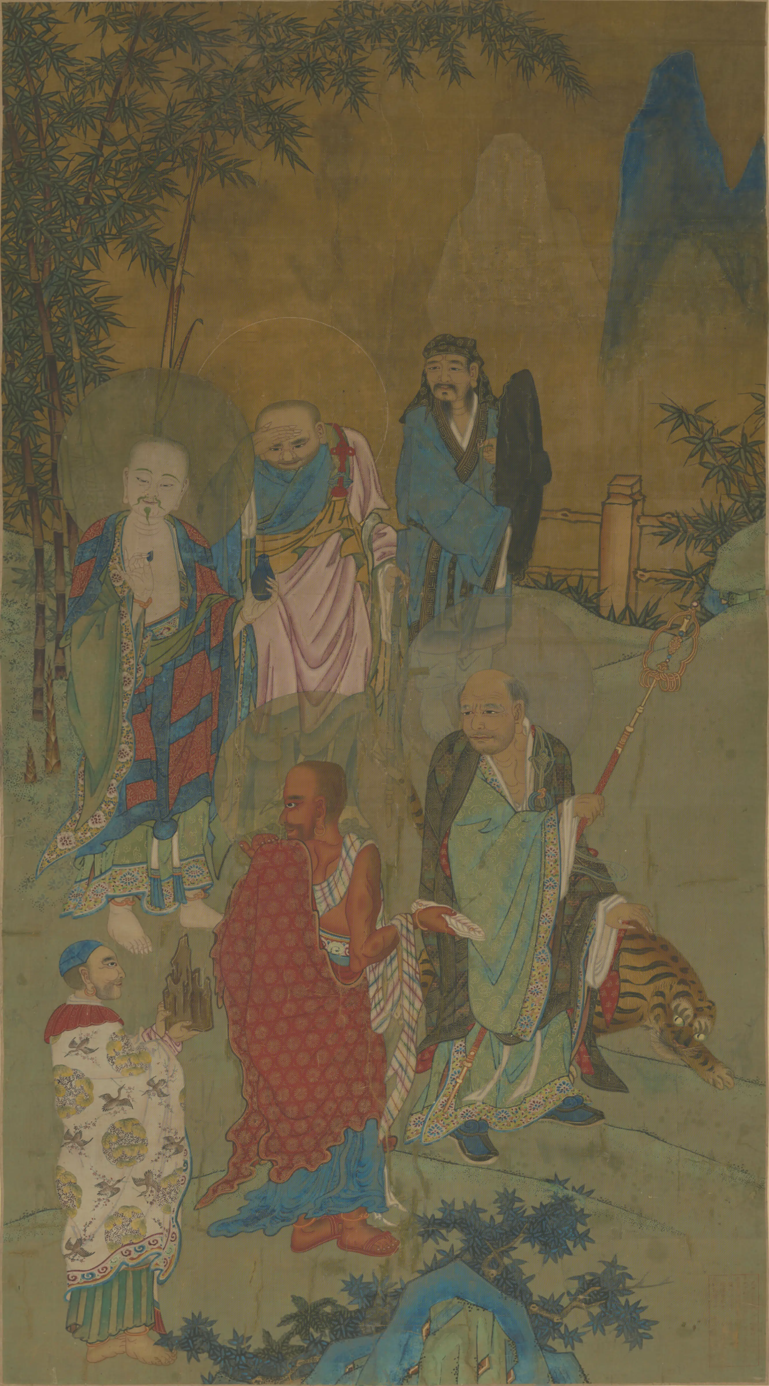 明朝【明人】《画佛像轴》 第1张