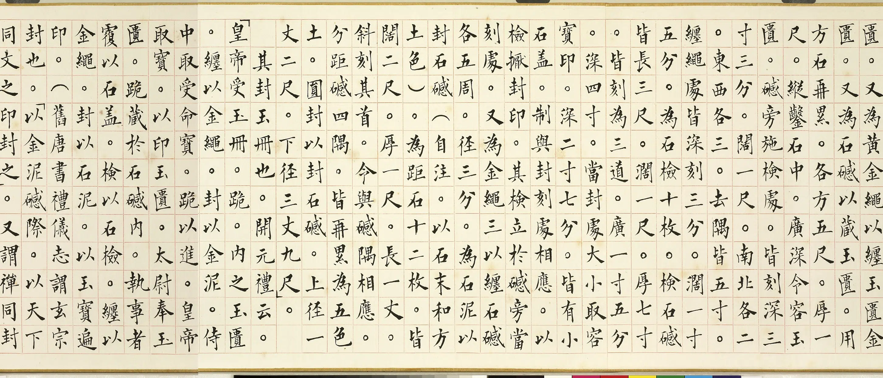唐朝【李隆基】《唐玄宗宋真宗禅地祇玉册墨拓本卷》 第11张