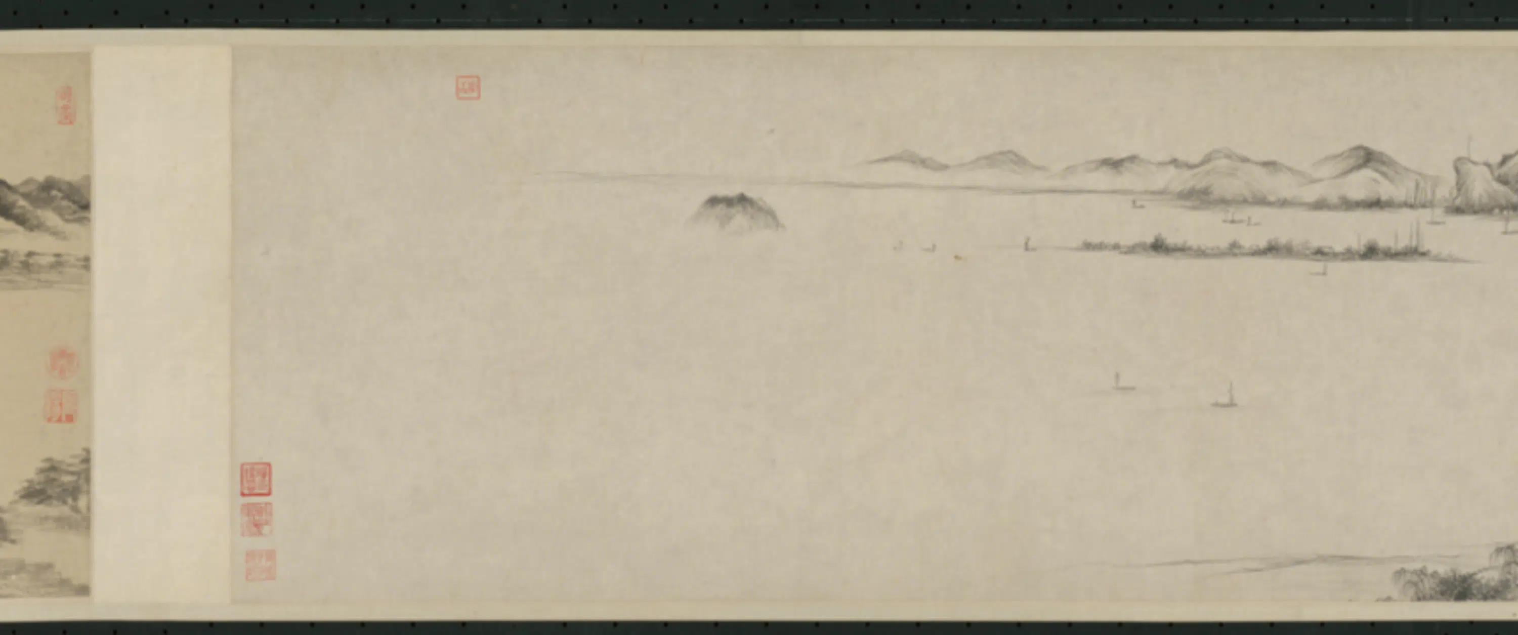 清代【禹之鼎】《等三家画金山焦山卷》 第11张 清代【禹之鼎】《等三家画金山焦山卷》 第11张