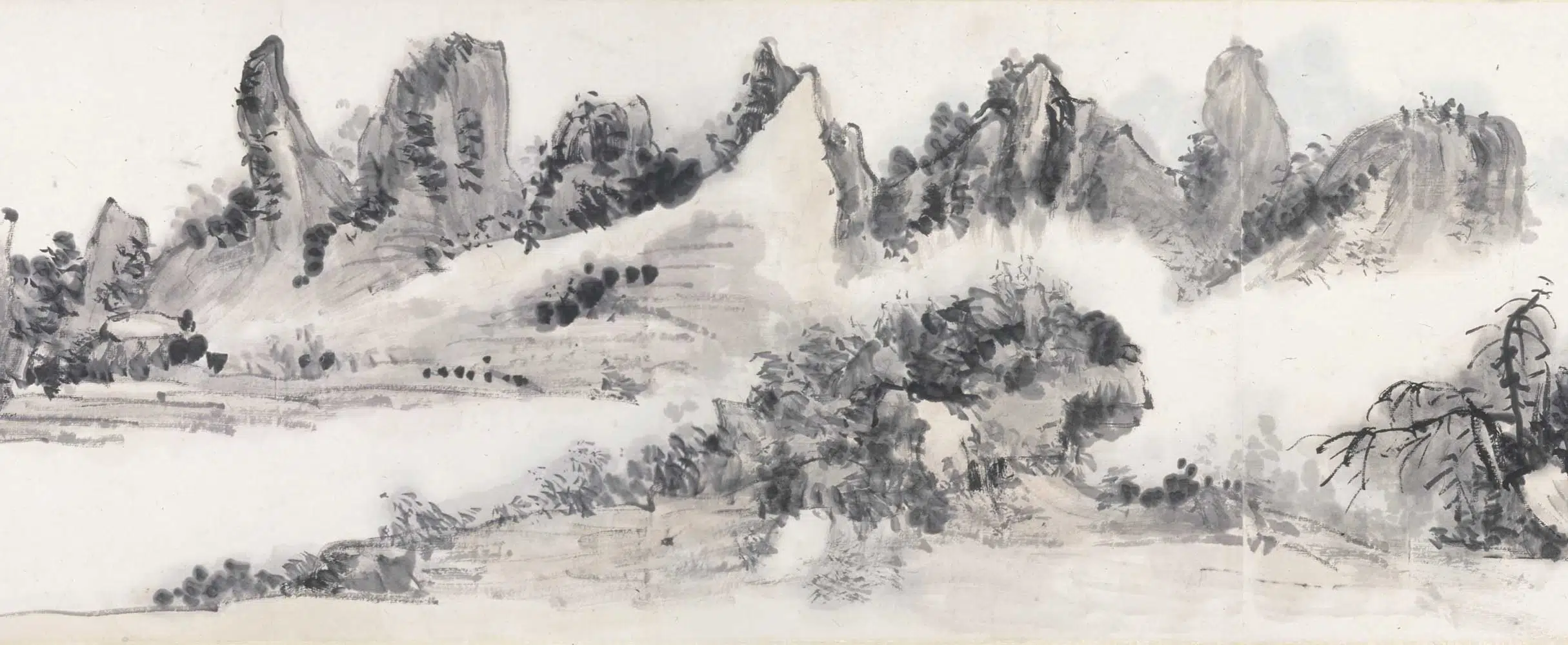 近现代【黄宾虹】《桂林山水图卷》 第6张 近现代【黄宾虹】《桂林山水图卷》 第6张