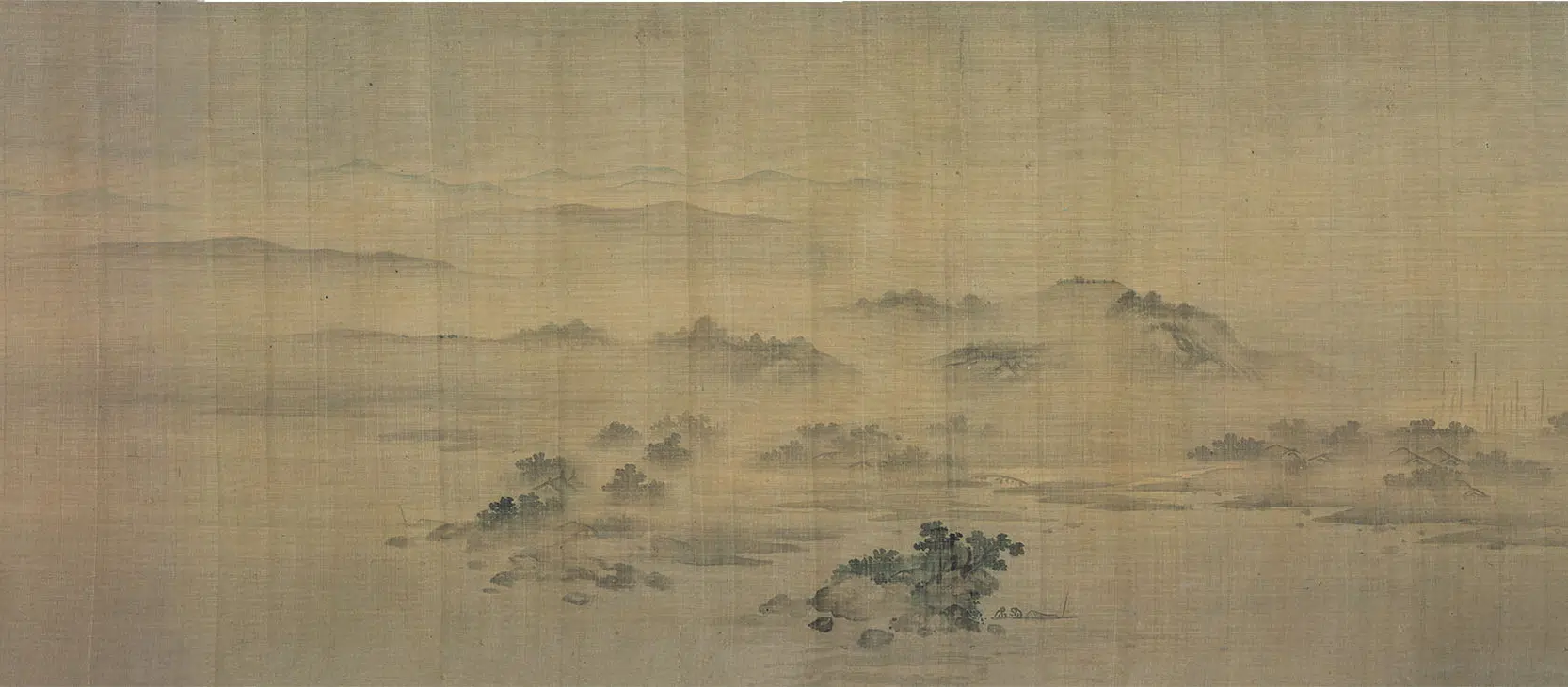 明朝【颜宗】《湖山平远图卷》 第3张