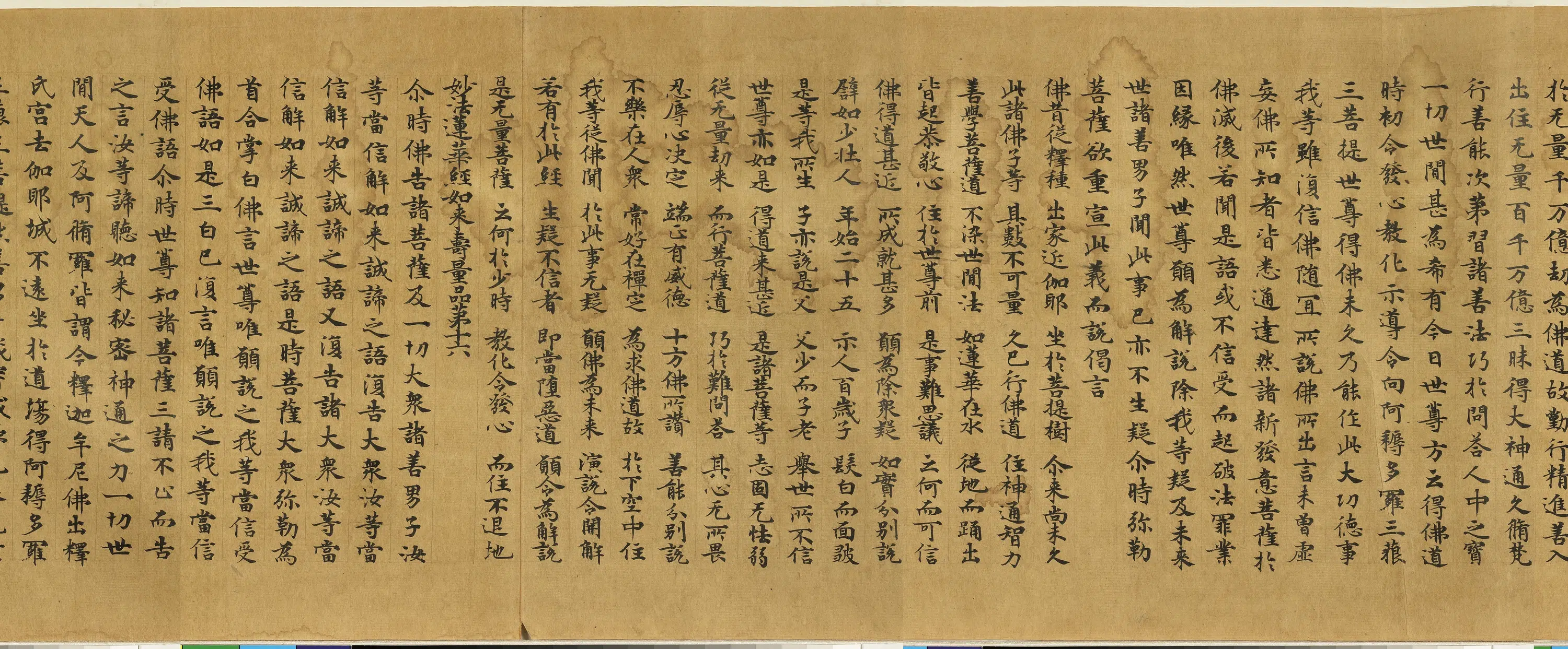 唐朝《唐人写妙法莲华经卷》 第16张