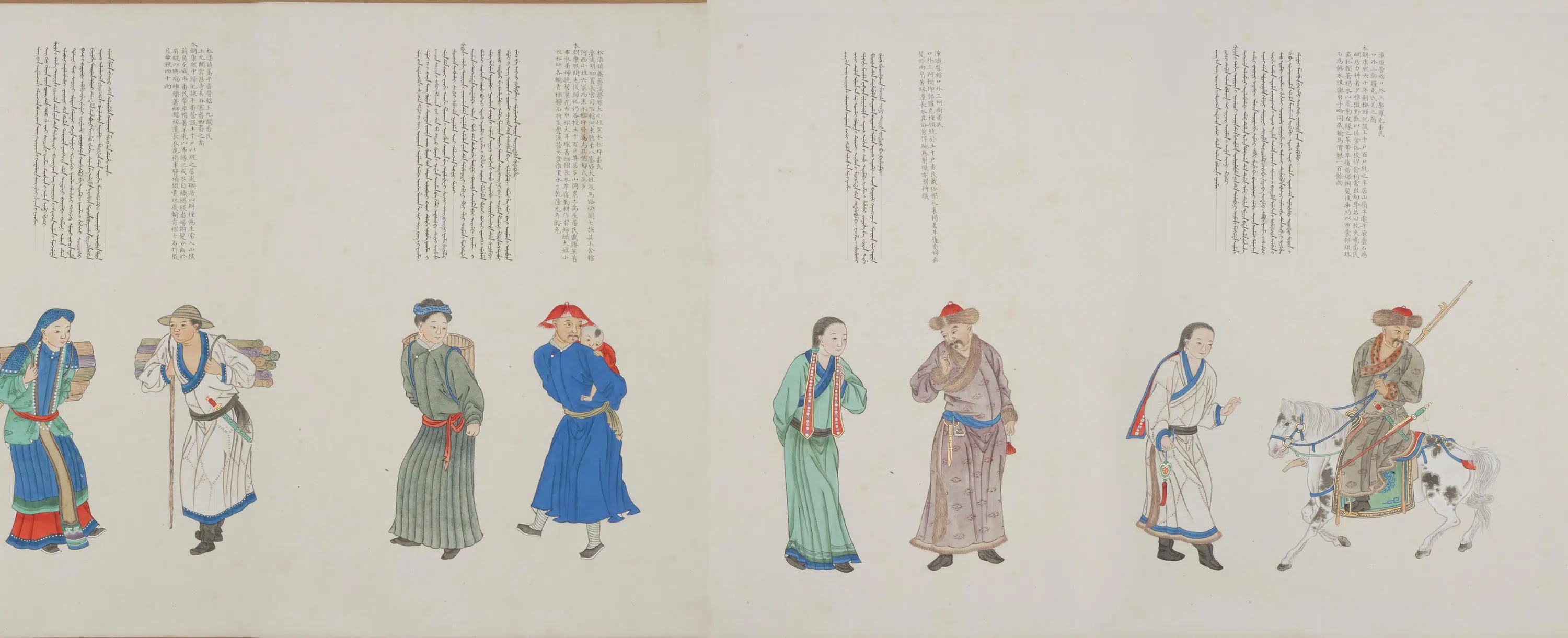 清代【程琳】《沈焕、沈庆兰、黎明、程琳合画职贡图卷第三卷》 第28张