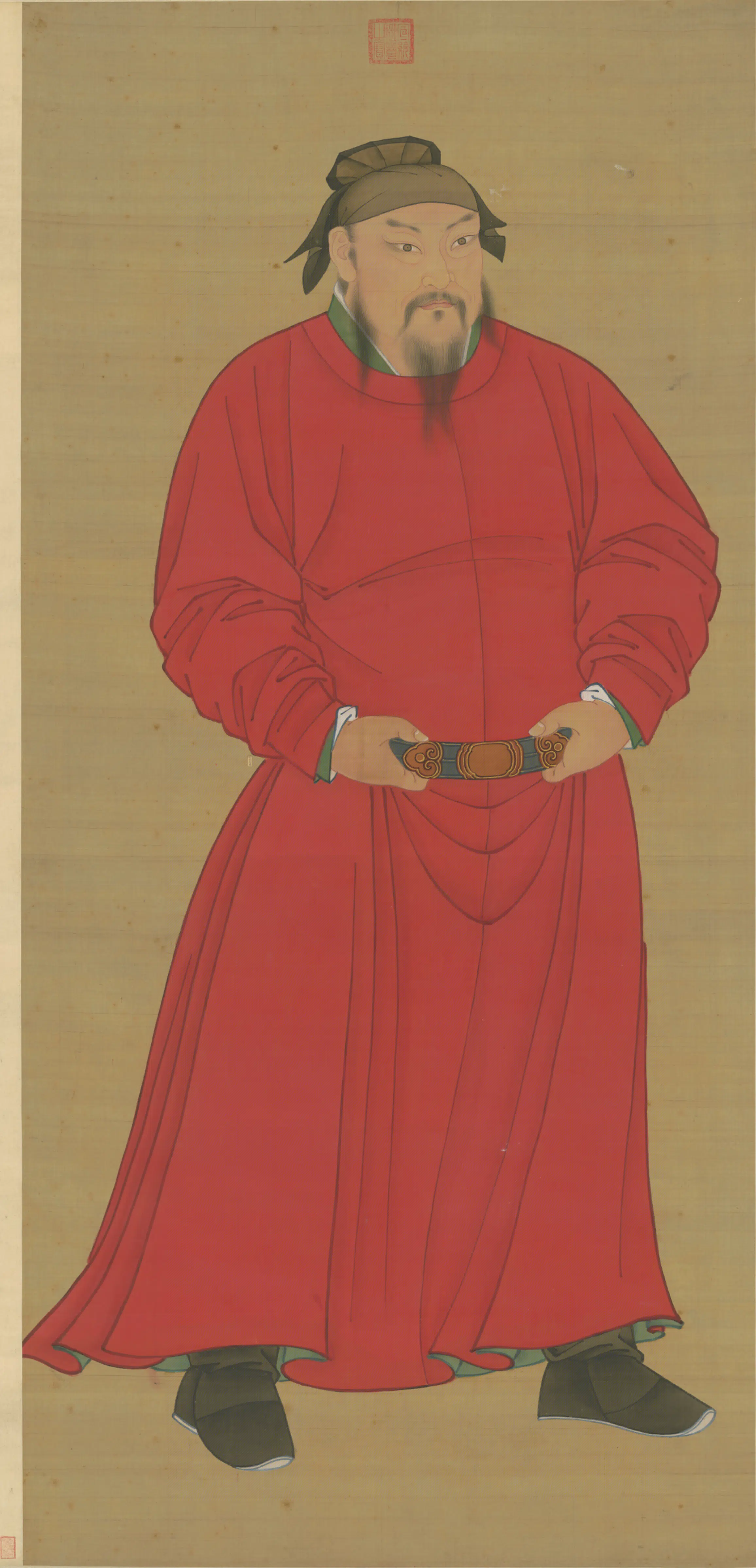 明朝【明人】《画祭遵像轴》 第1张 明朝【明人】《画祭遵像轴》 第1张