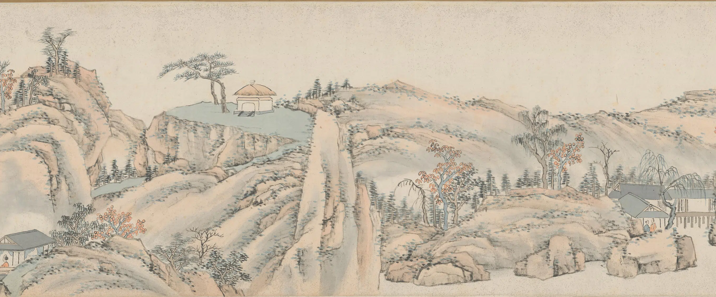 清代【萧云从】《山水图卷》 第2张