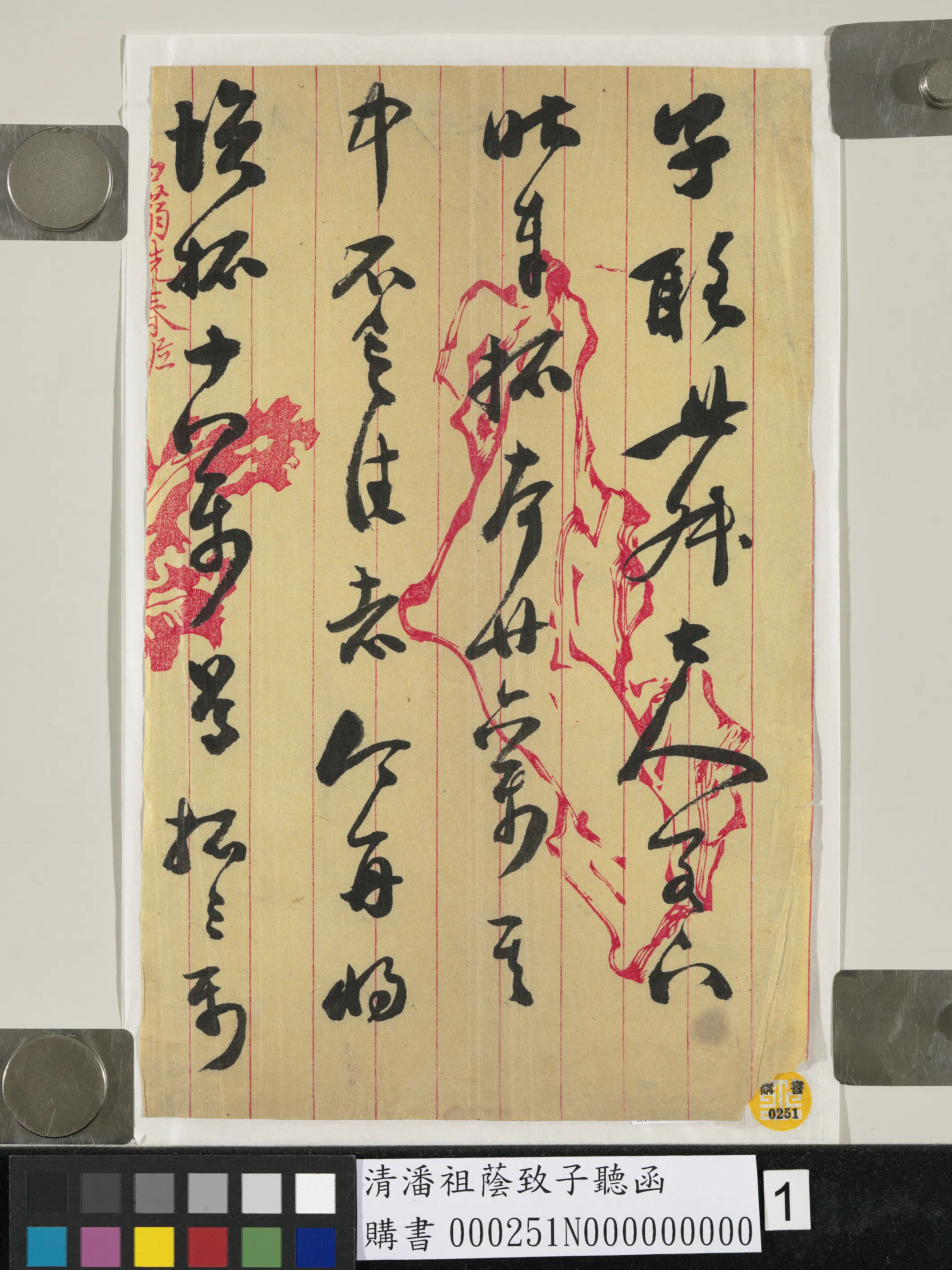 清代【潘祖荫】《致子听函》 第1张 清代【潘祖荫】《致子听函》 第1张